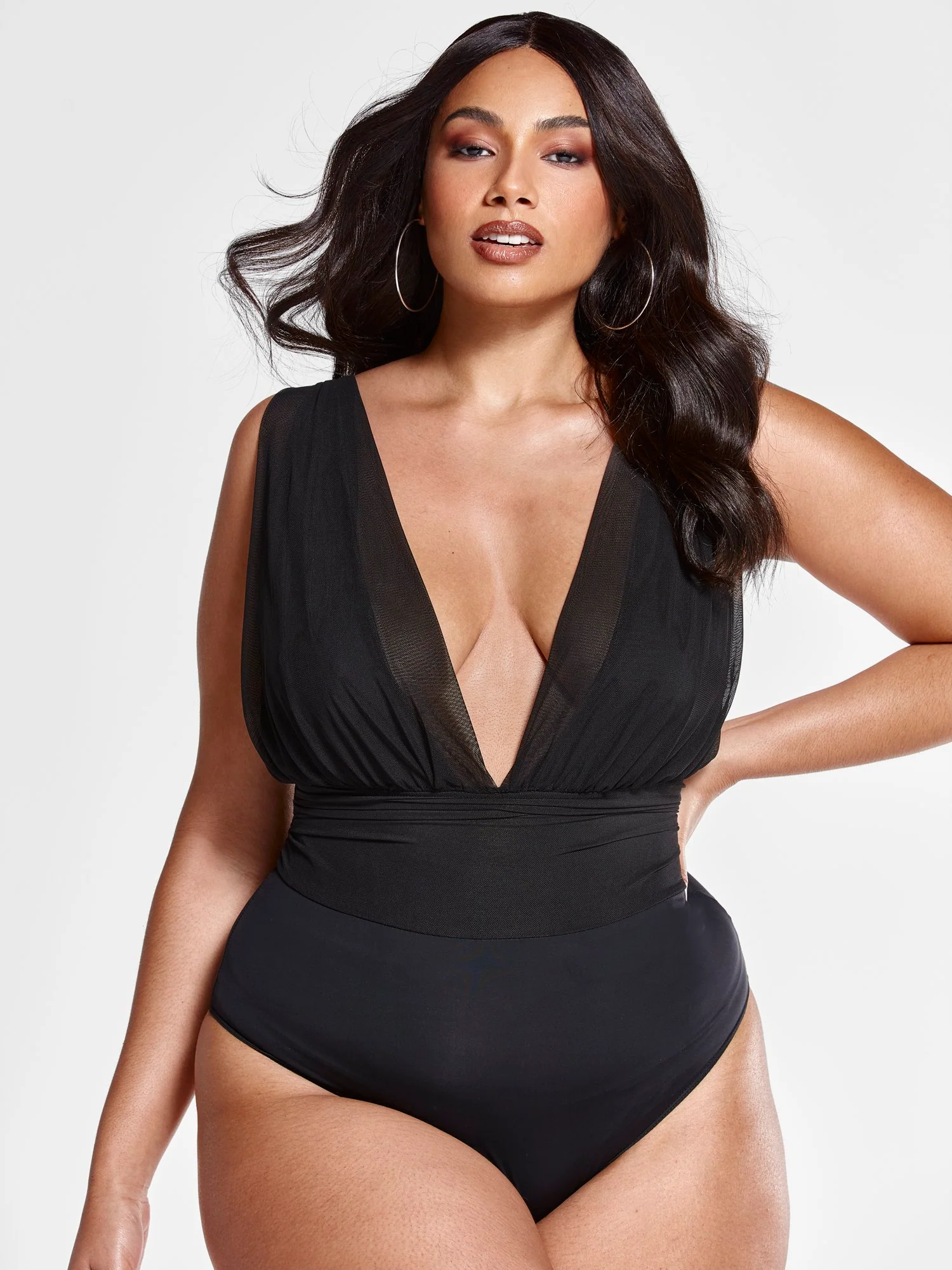 Anastacia Deep-V Bodysuit - Image 5