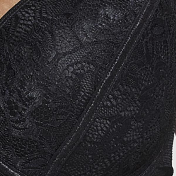 Angelina Corset Detail Lace Bodysuit with Garter Belt & Stockings - Image 6