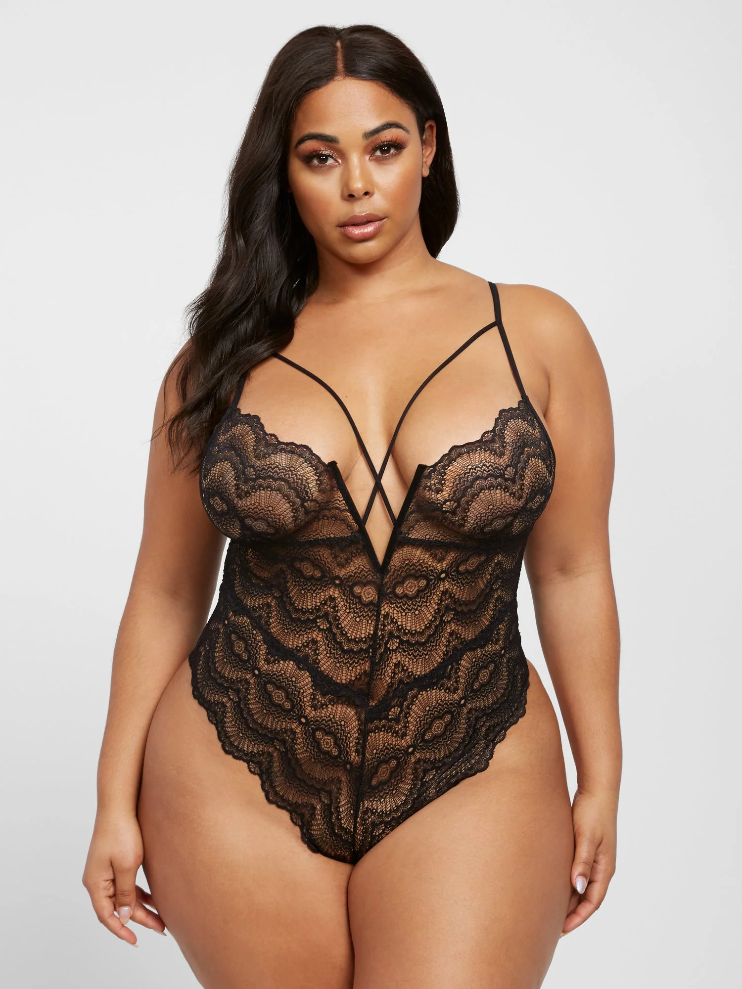 Angelina Floral Strappy Bodysuit - Image 2
