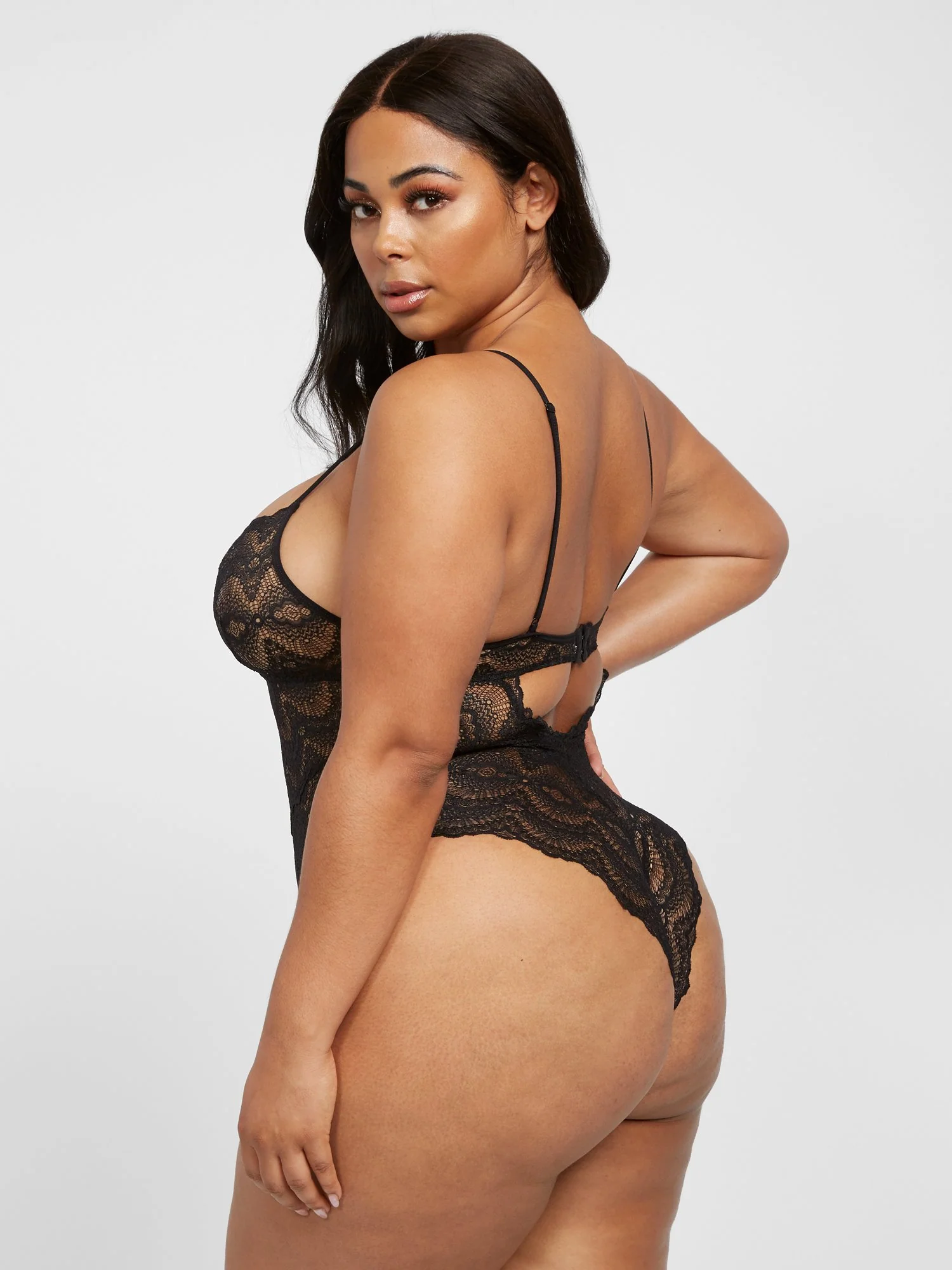 Angelina Floral Strappy Bodysuit - Image 3