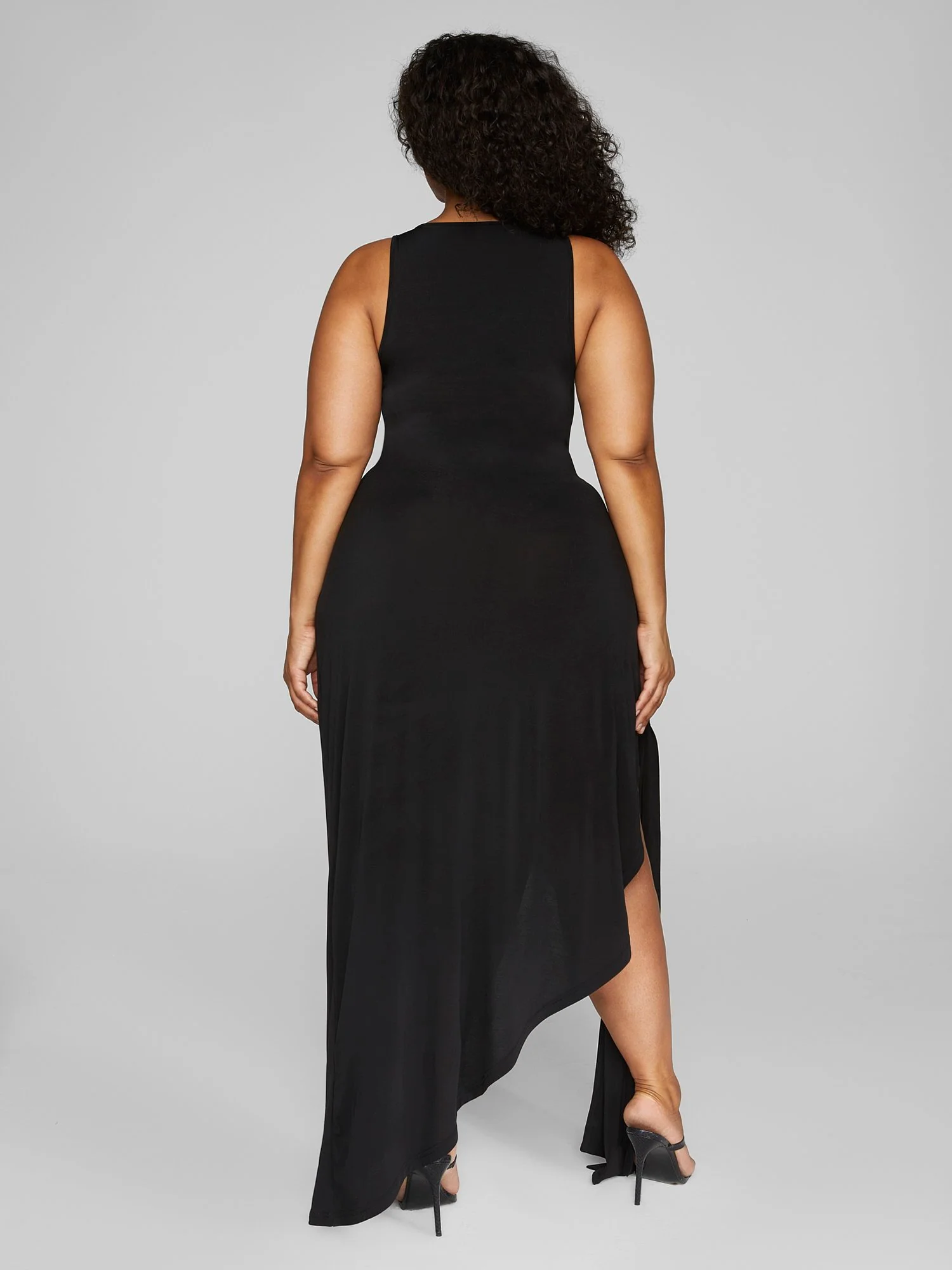 Angelique Side Slit Knit Maxi Dress - Leslie Sidora x FTF - Image 5