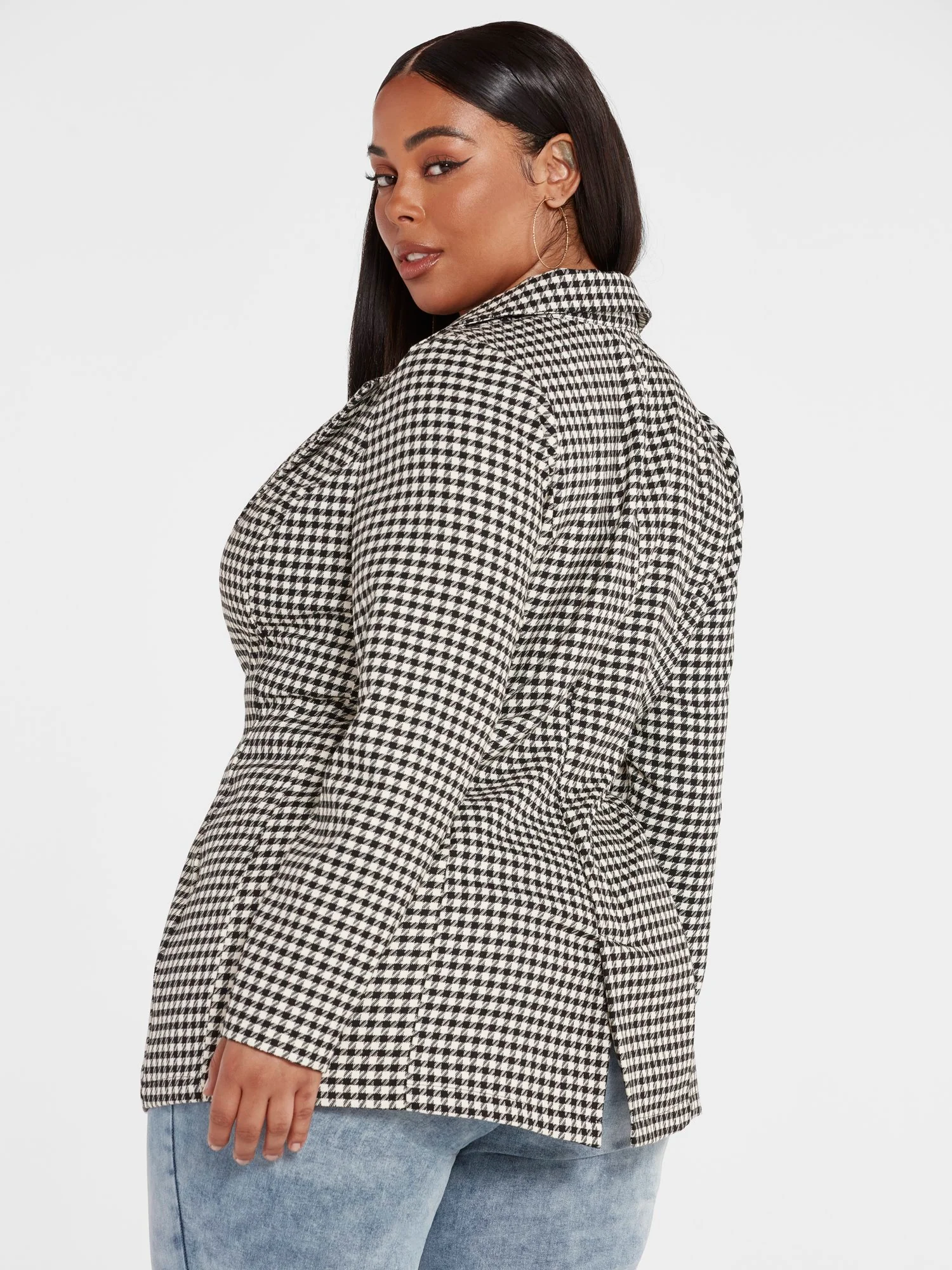 Antoinette Houndstooth Blazer - Image 3