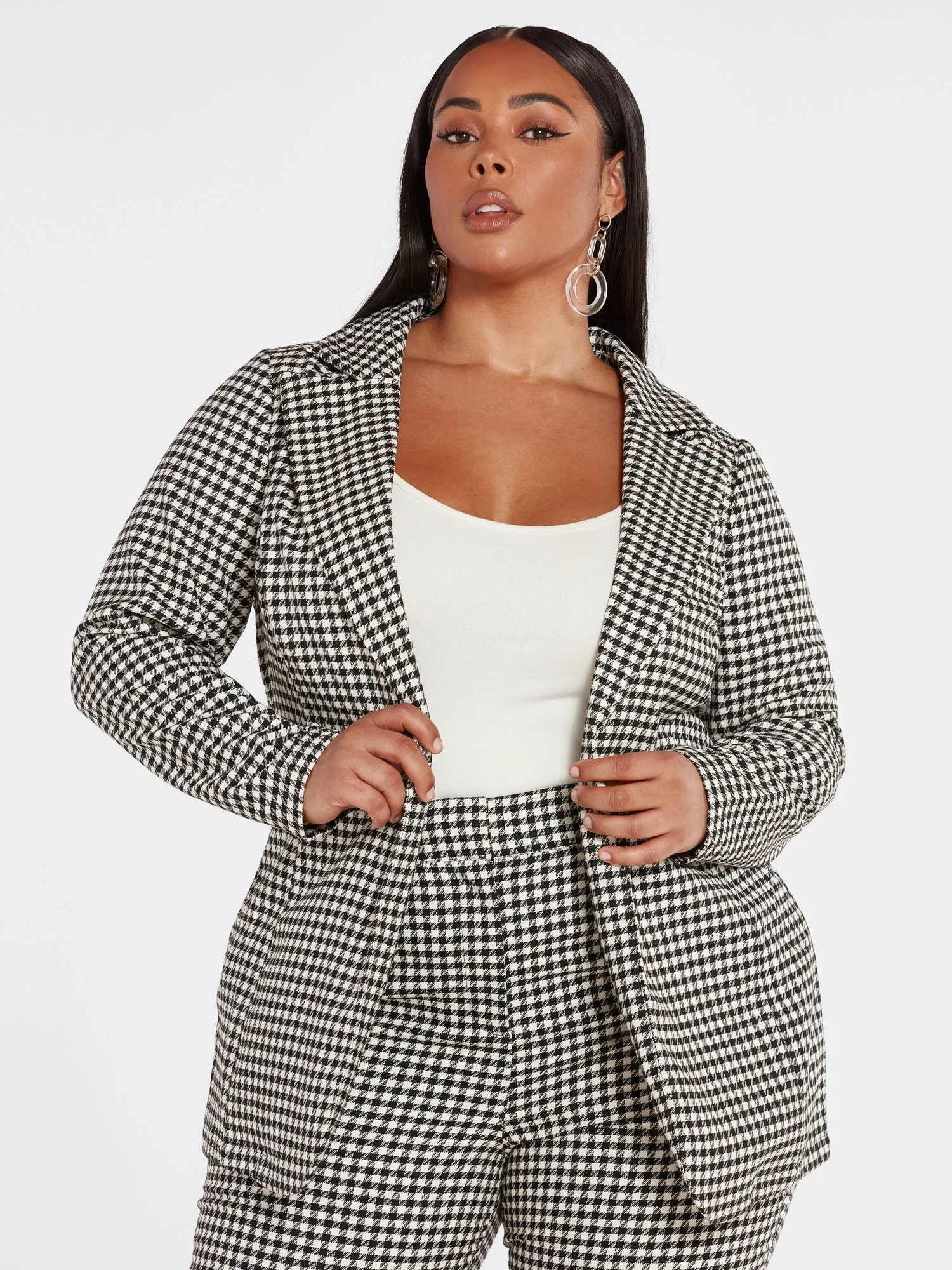 Antoinette Houndstooth Blazer - Image 7
