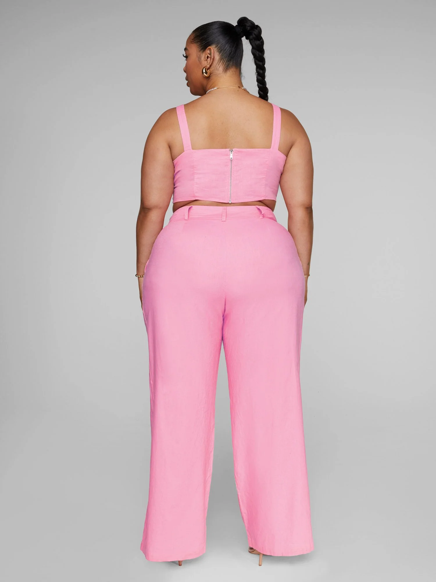 Ashlee Wide Leg Linen Pants - Gabi Fresh x FTF - Image 4