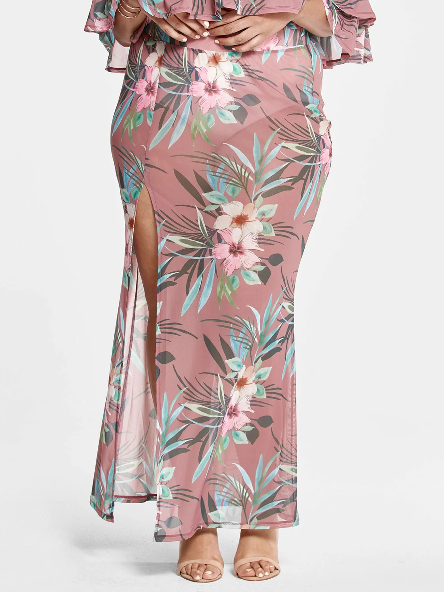 Ashley Mesh Maxi Skirt - SRV x FTF - Image 2