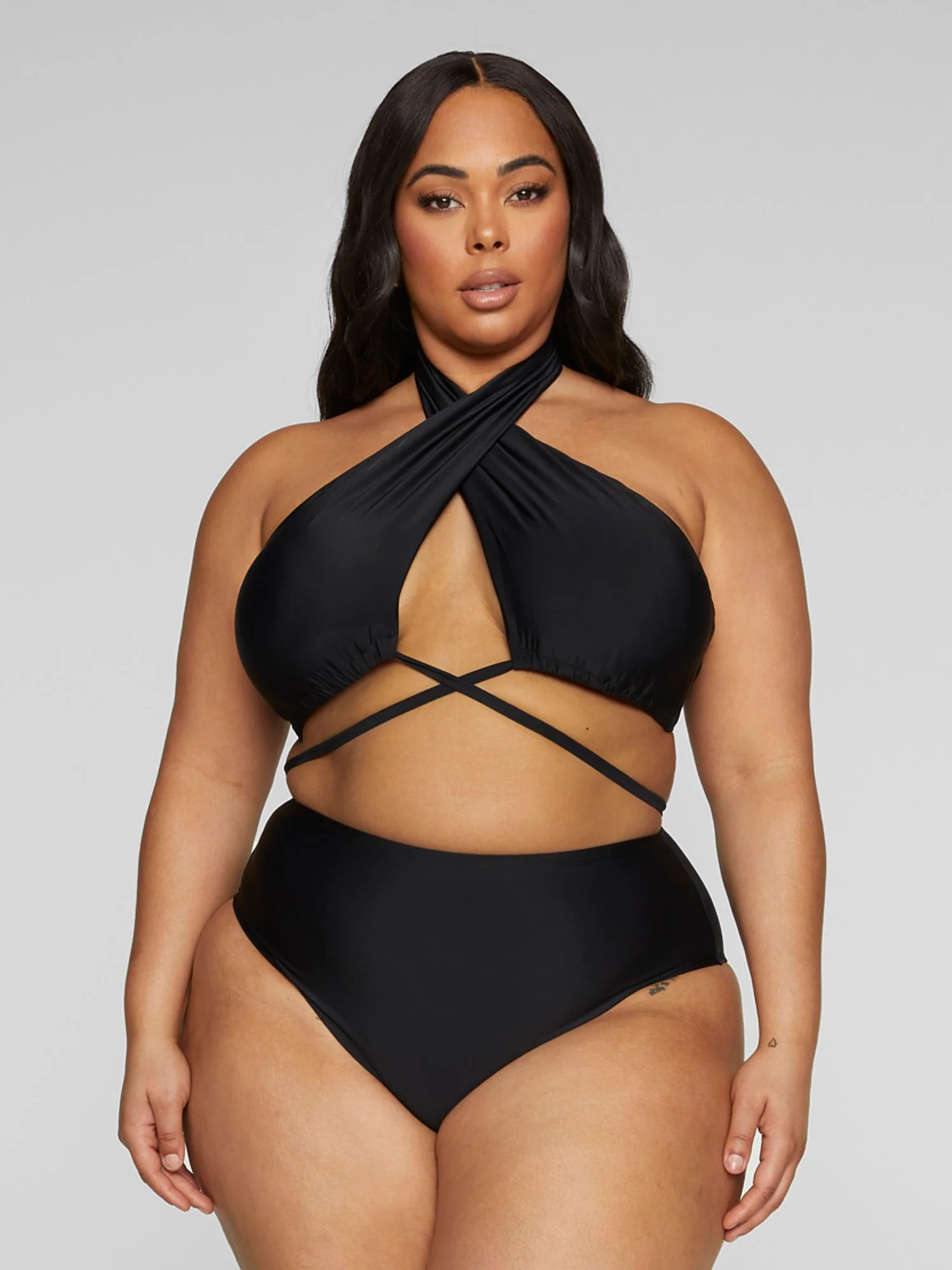 Asia Halter Wrap Tie Bikini Top - Image 2