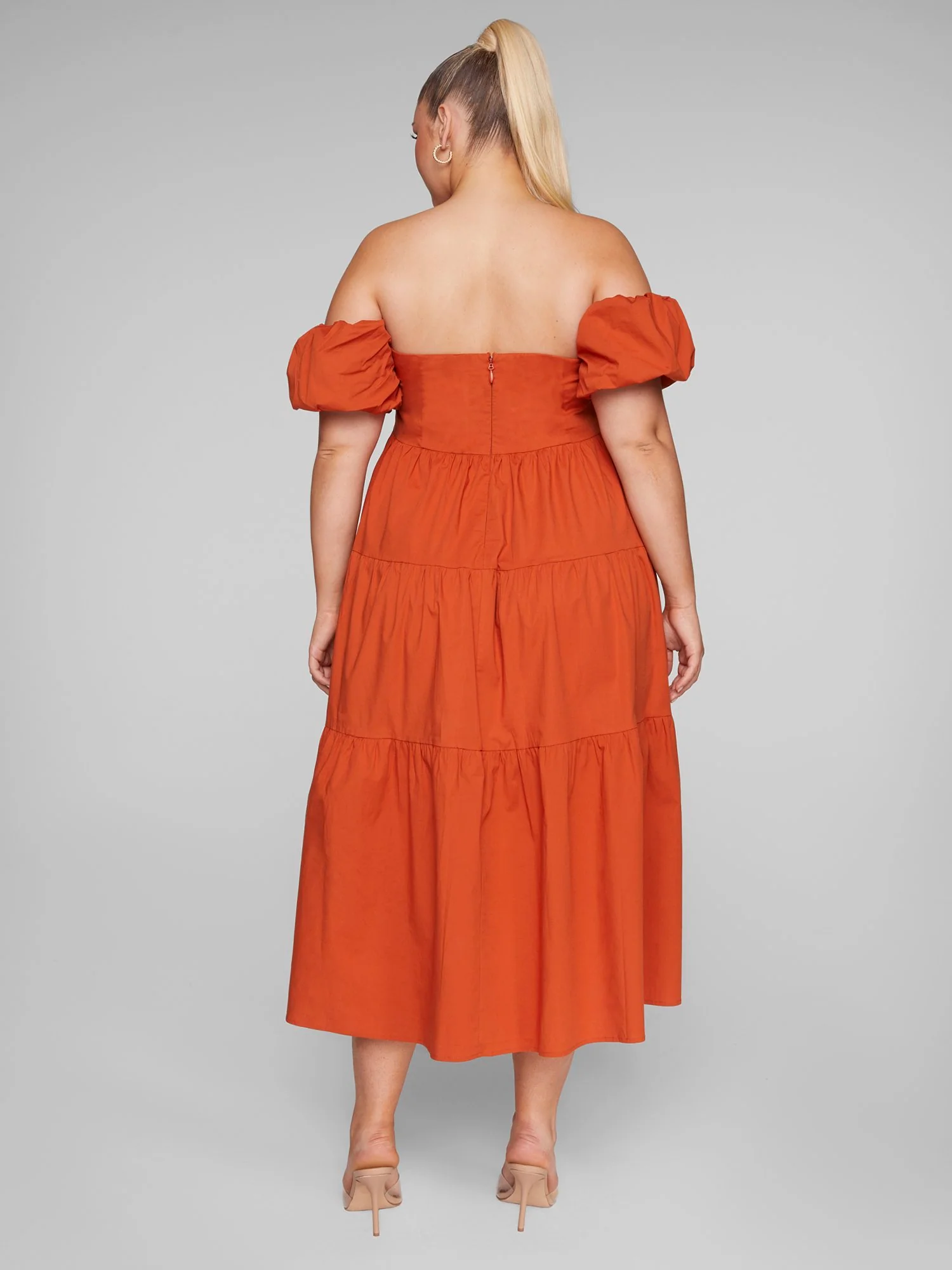 Aspen Off-The-Shoulder Midi Dress - Image 4