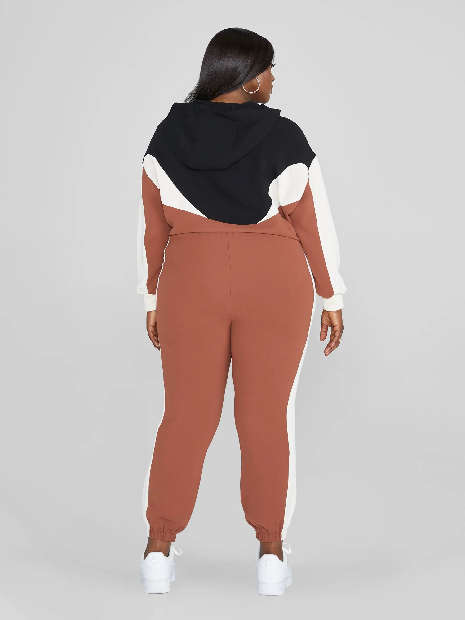 Audrina Colorblock Hooded Jacket - Image 4