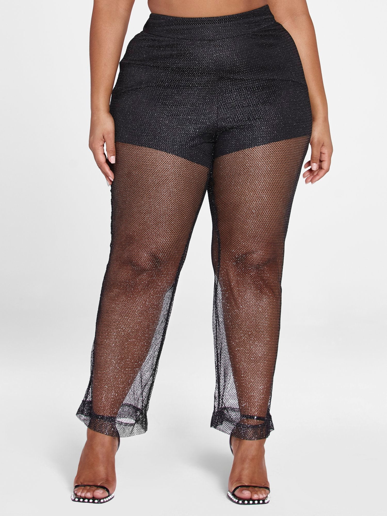 Bailey Metallic Mesh Pants - Image 2