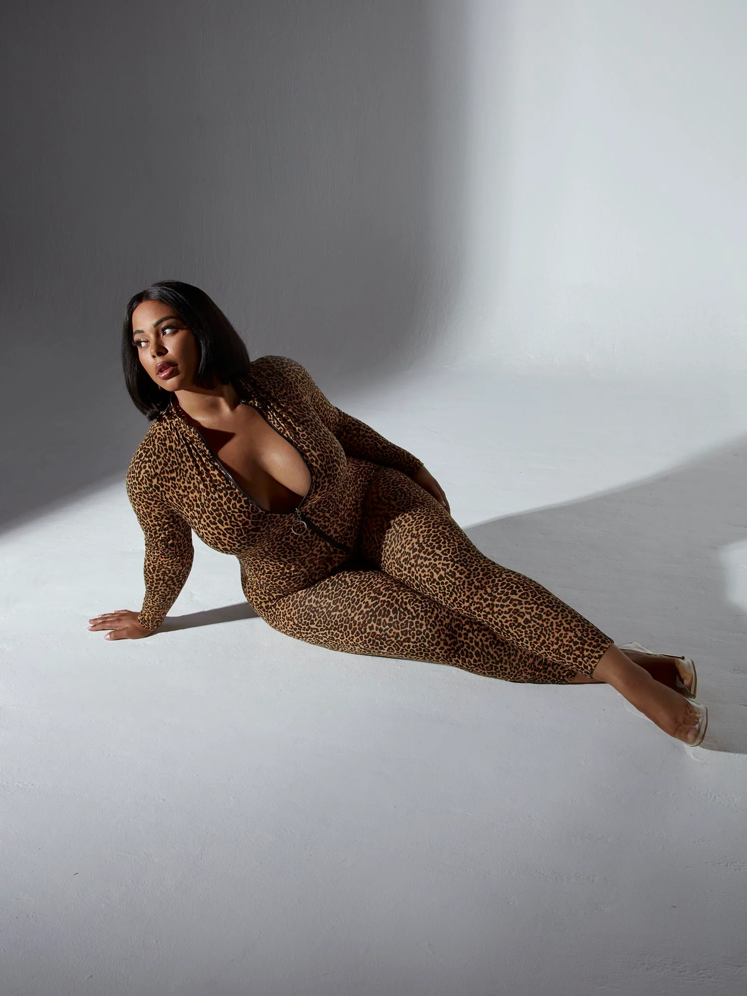 Brandee Cheetah Print Catsuit - Image 5
