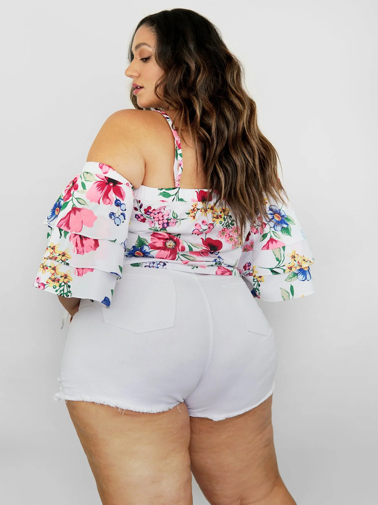 Brianna Off The Shoulder Floral Top - Image 4