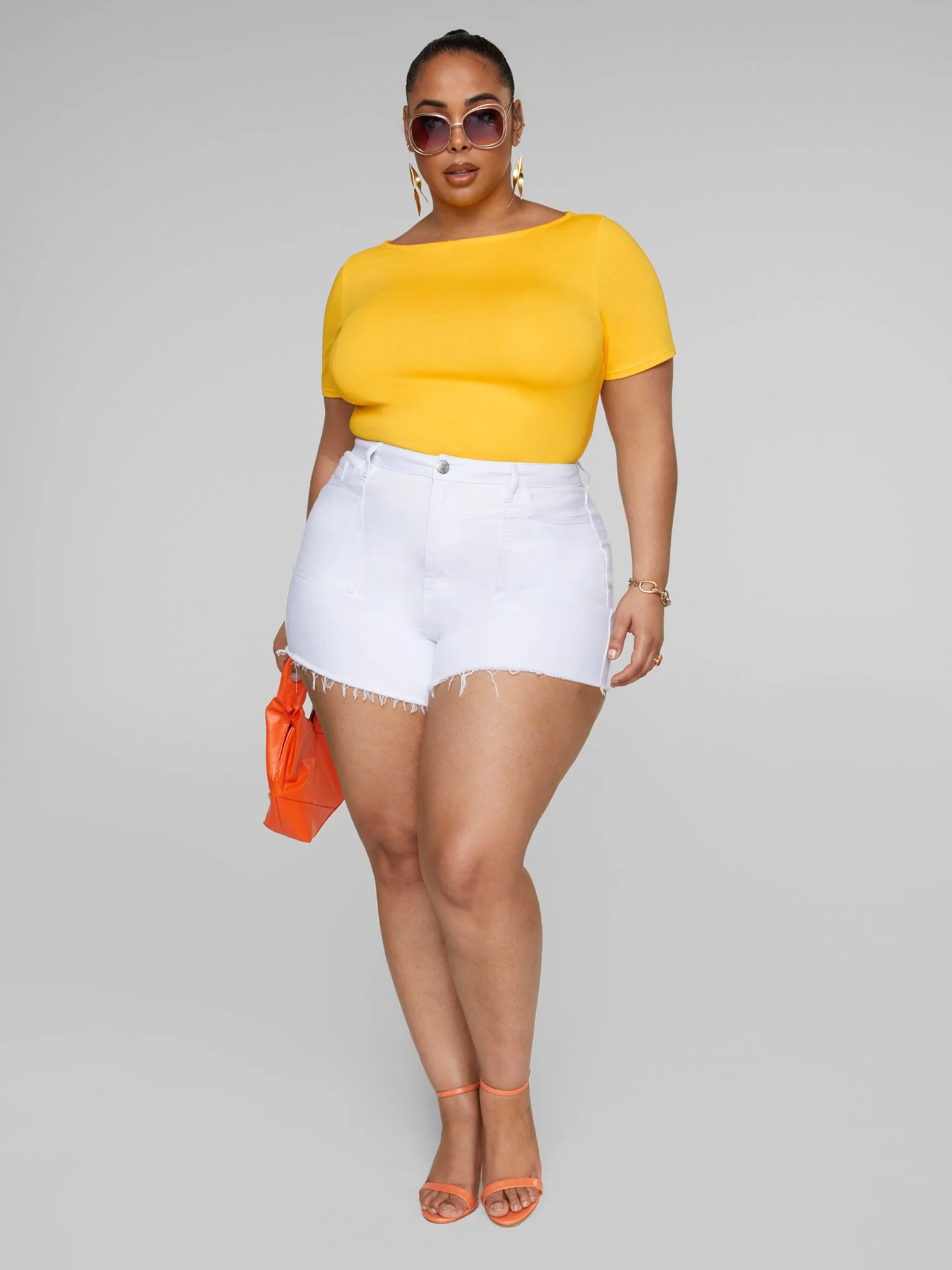 Brielle Bateau Neck Knit Tee - Image 13