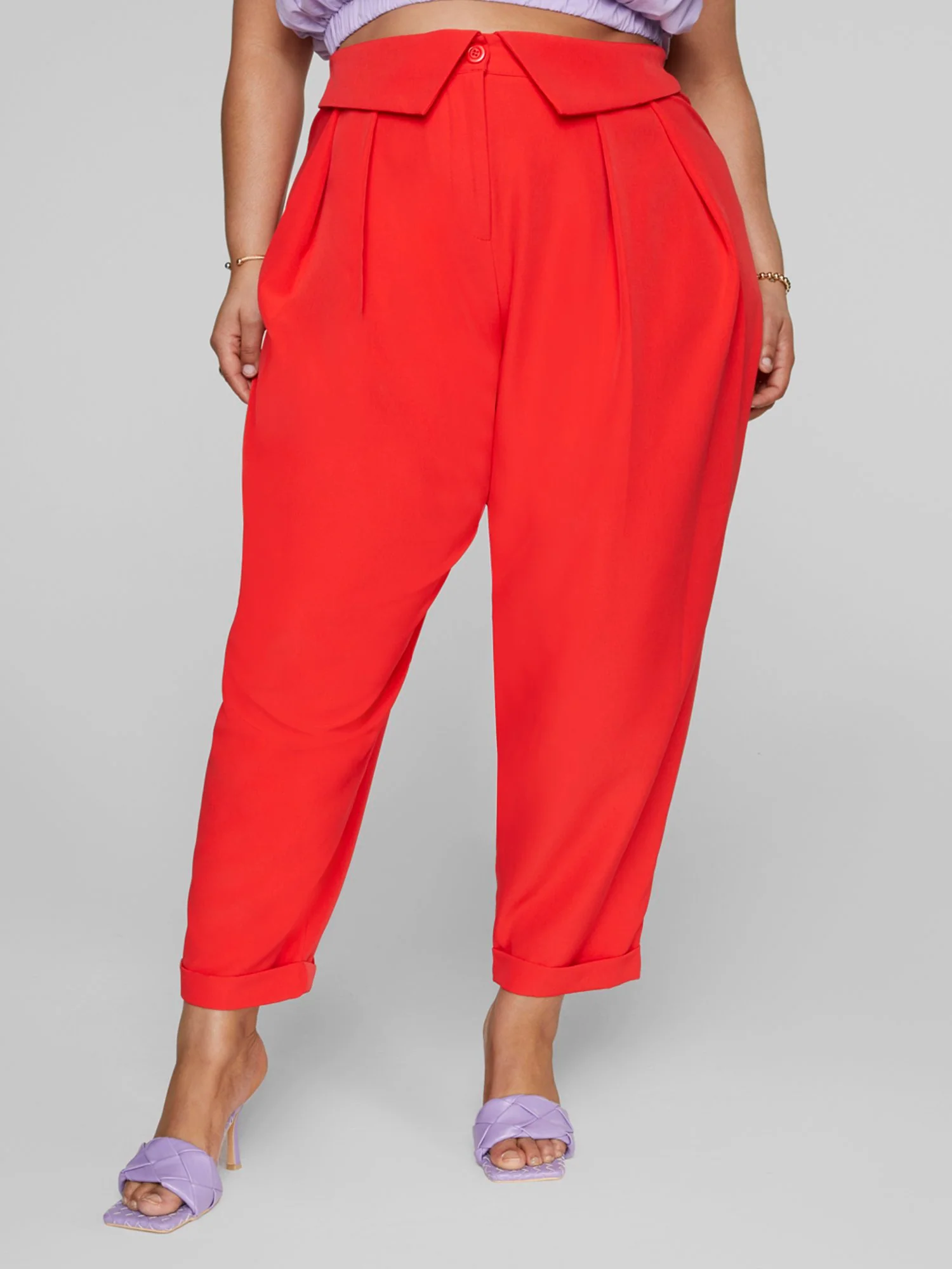 Brooke Foldover Waist Pants - Gabi Fresh x FTF