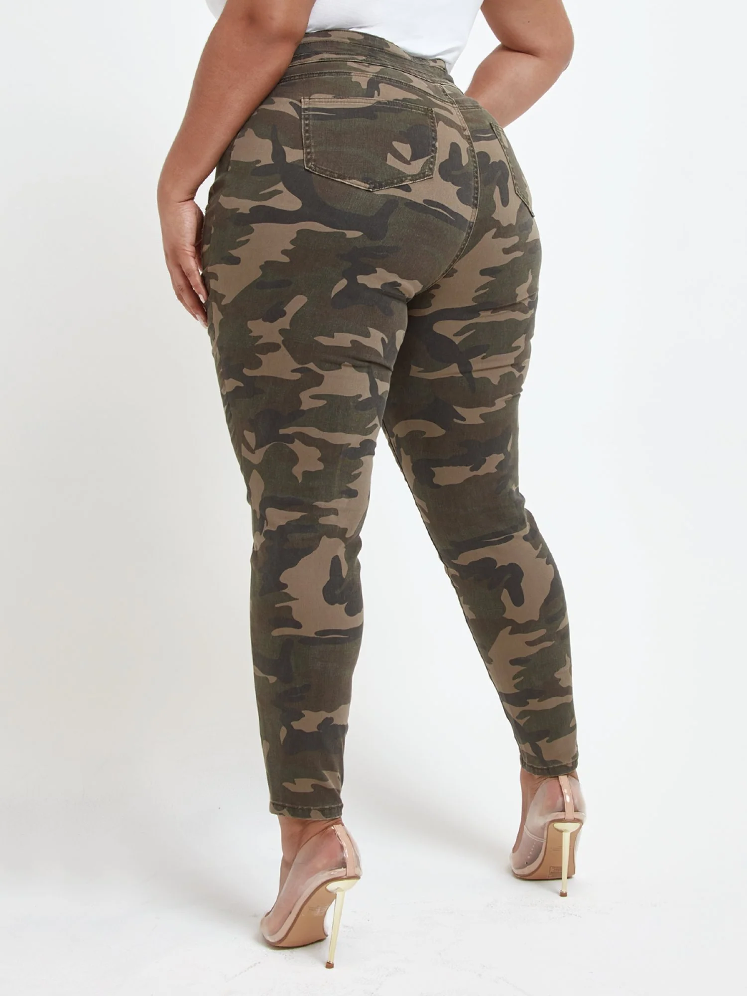 Camo Triple Stack High-Waist Jeans - Image 3