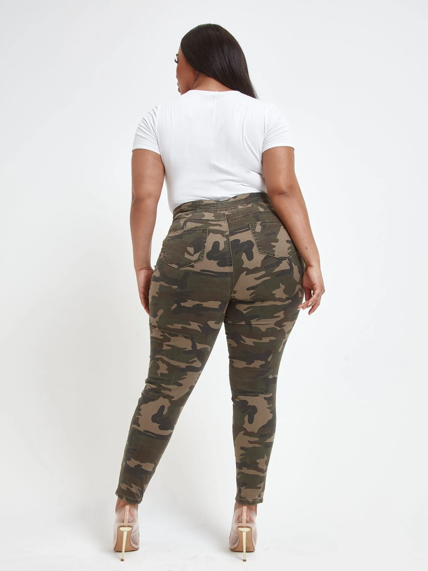 Camo Triple Stack High-Waist Jeans - Image 7