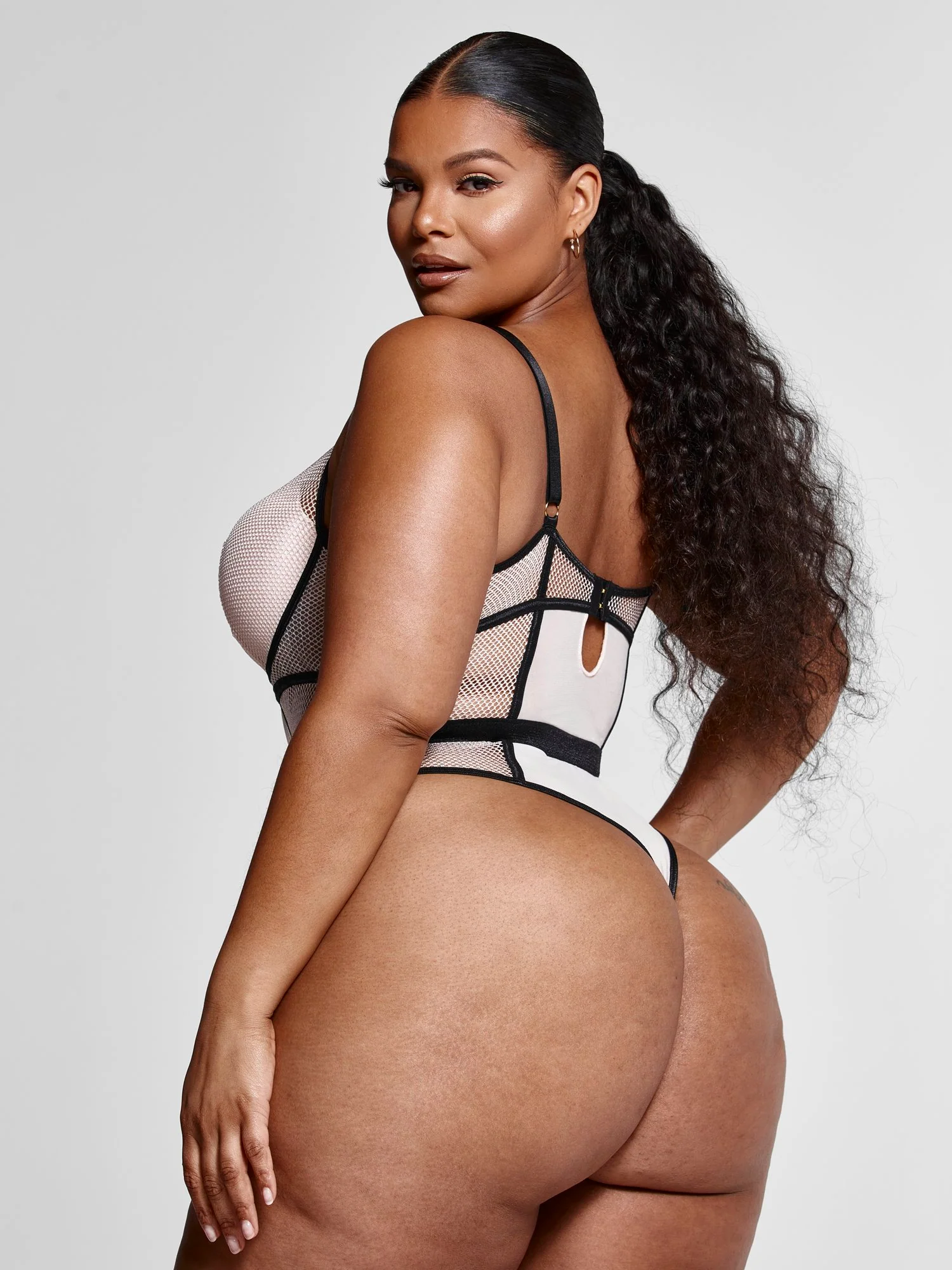 Carolina Mesh Panel Bodysuit - Image 10