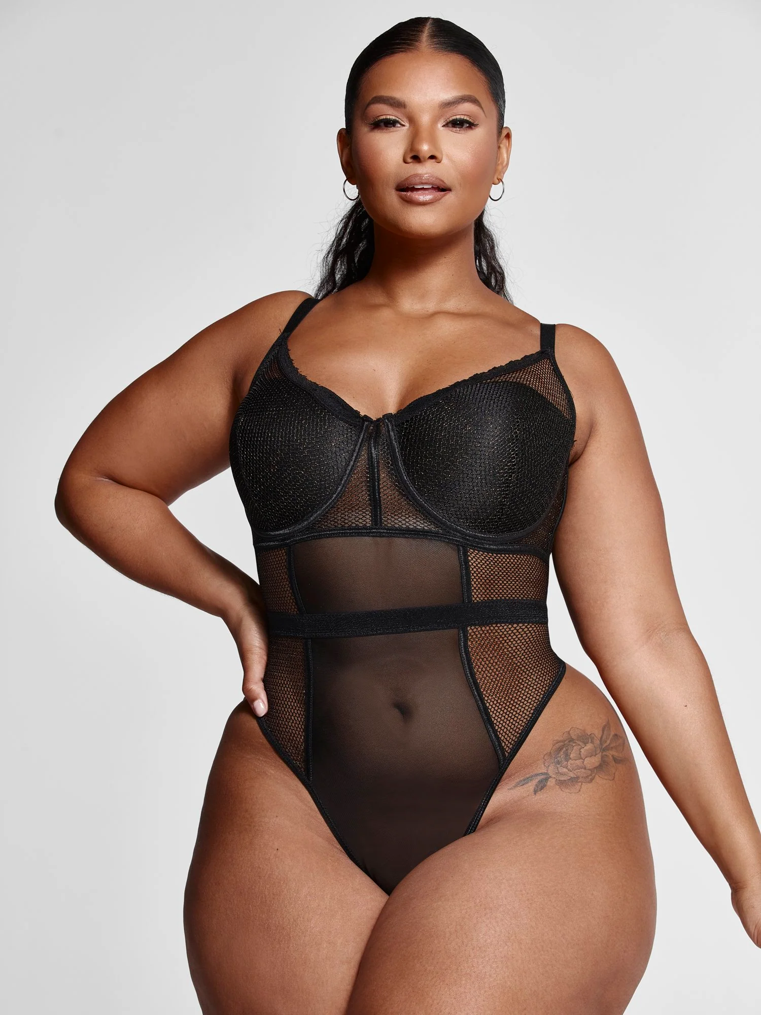 Carolina Mesh Panel Bodysuit - Image 4