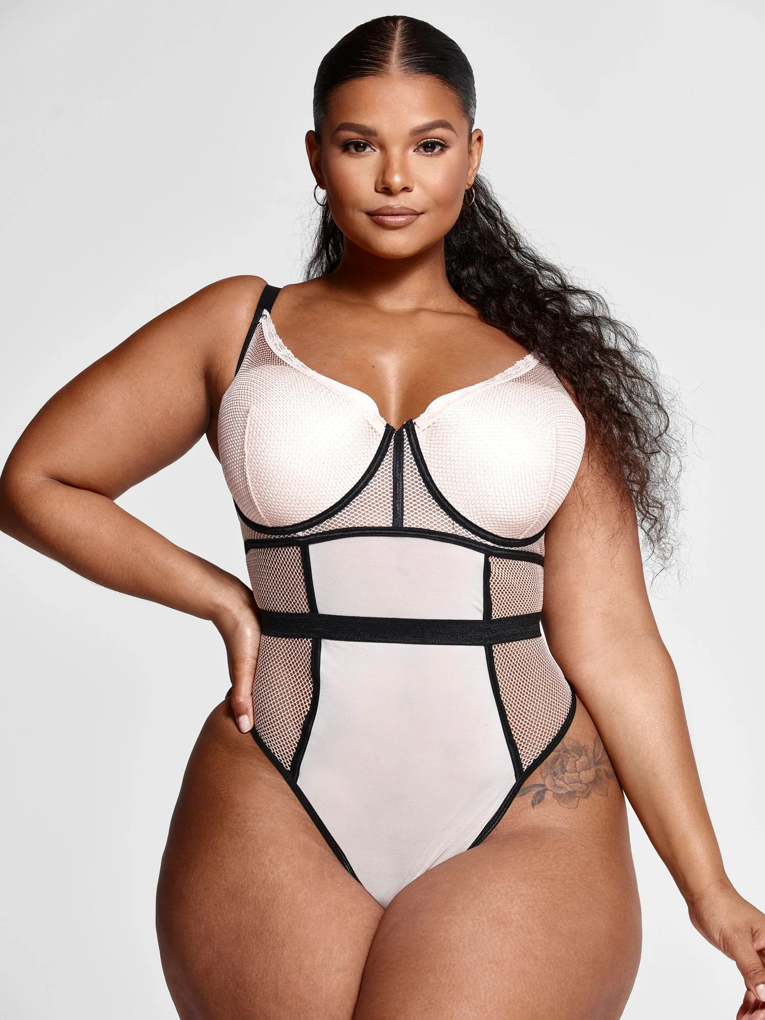 Carolina Mesh Panel Bodysuit - Image 8