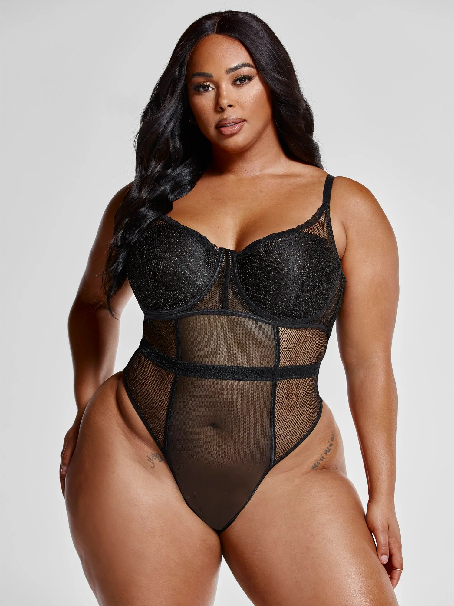 Carolina Mesh Panel Bodysuit - Image 2