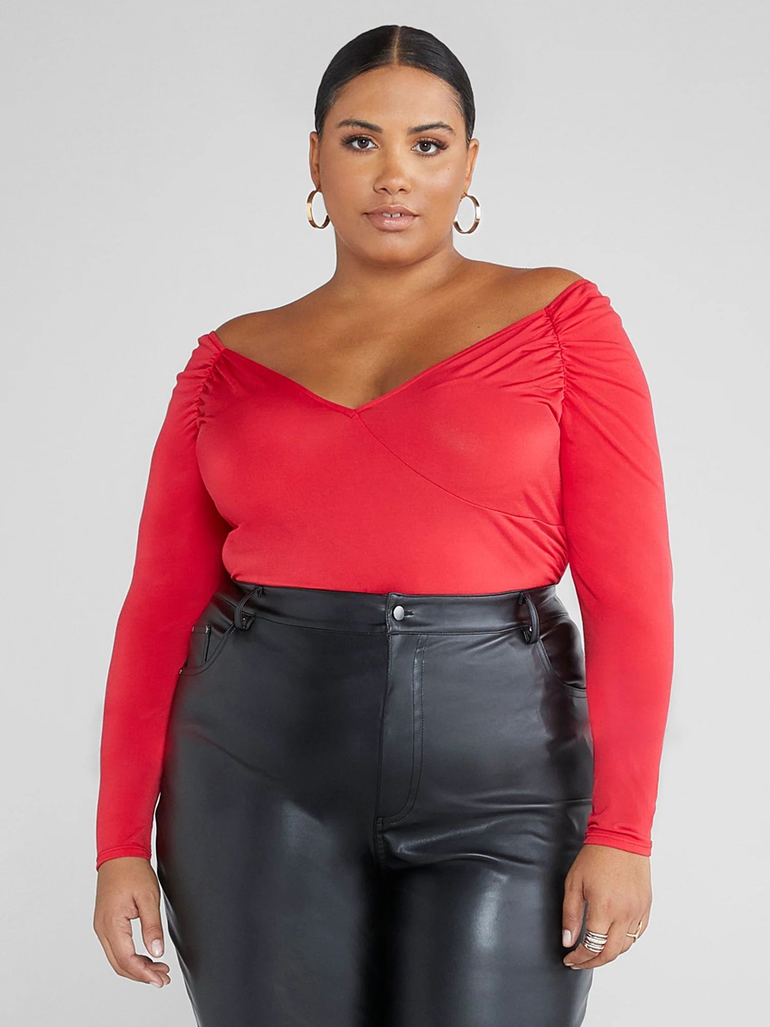 Carolina Off-The-Shoulder Ruched Top