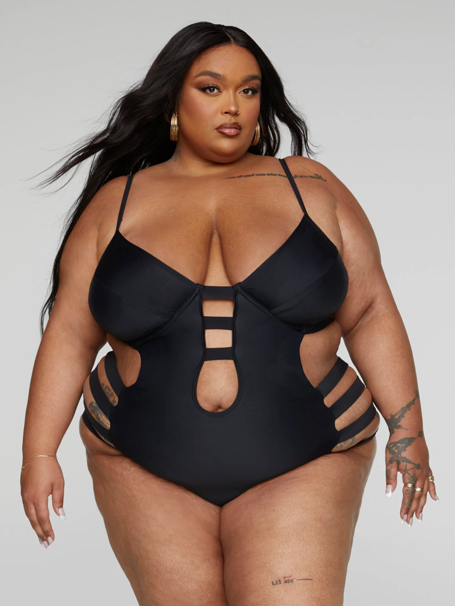 Chandra Caged One-Piece Monokini Swimsuit - Image 4