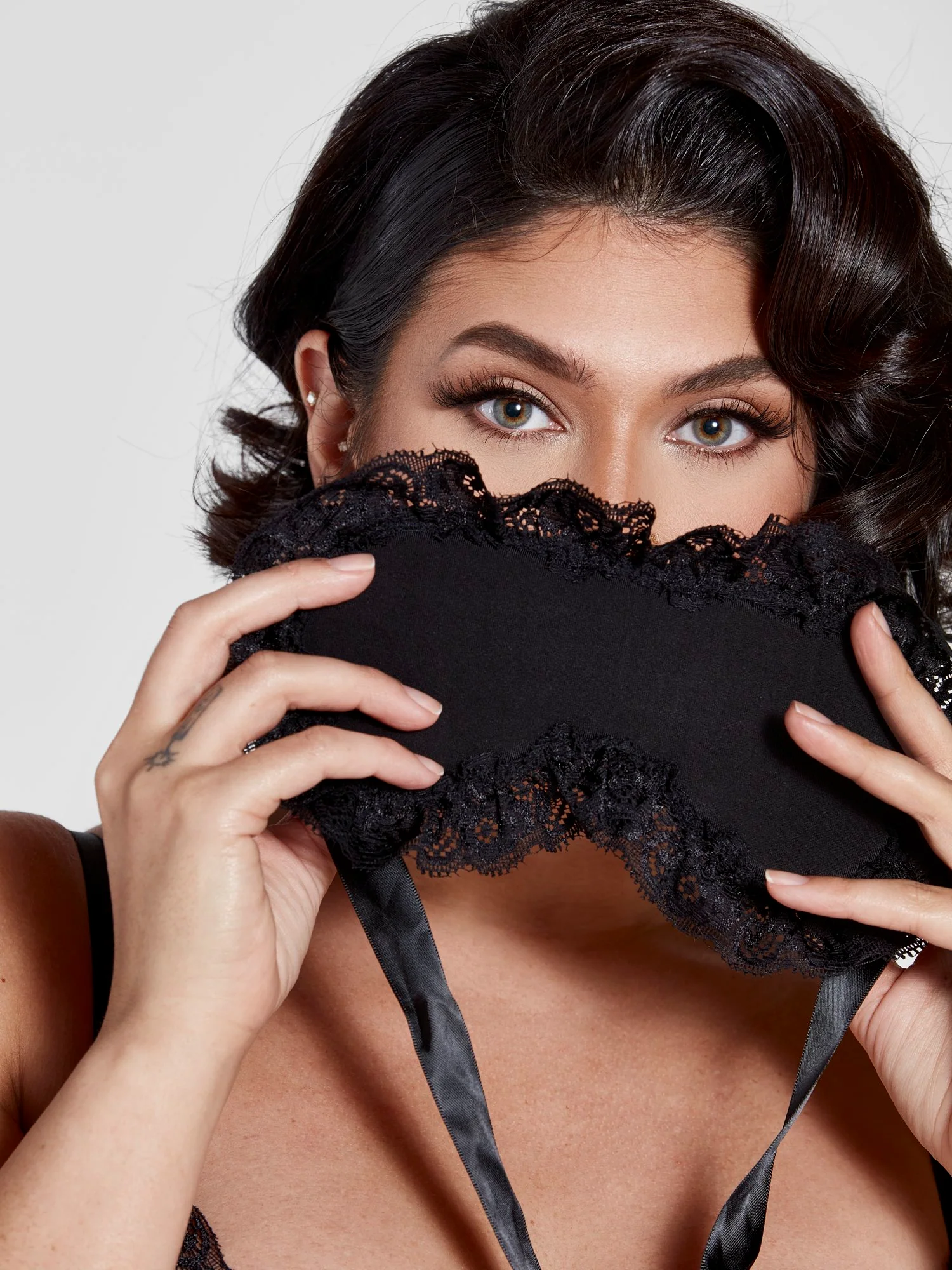 Chanelle Lingerie Set with Sleep Mask - Image 4
