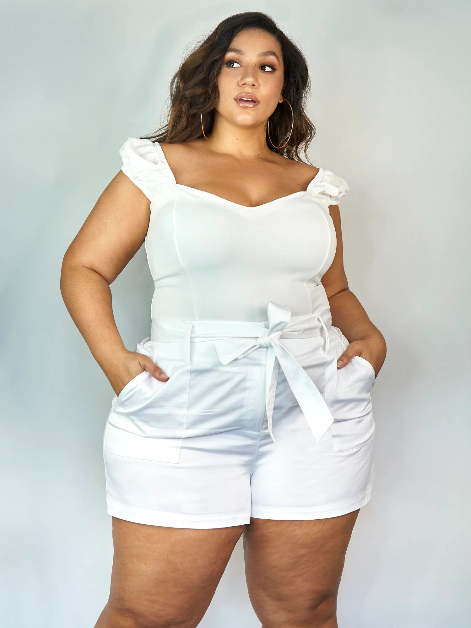 Charlotte Tie Waist Shorts - Image 5