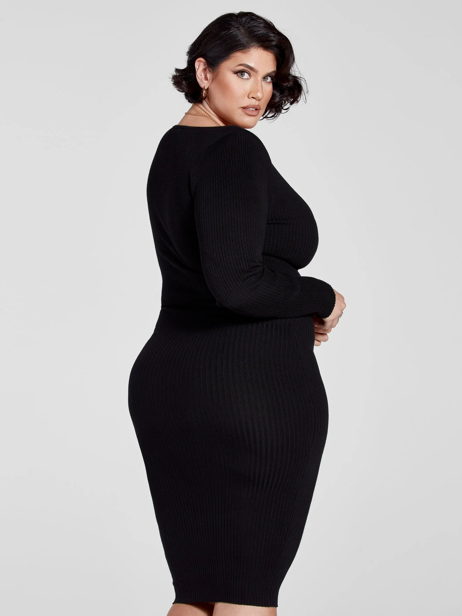 Chelle Cutout Sweater Dress - Image 4