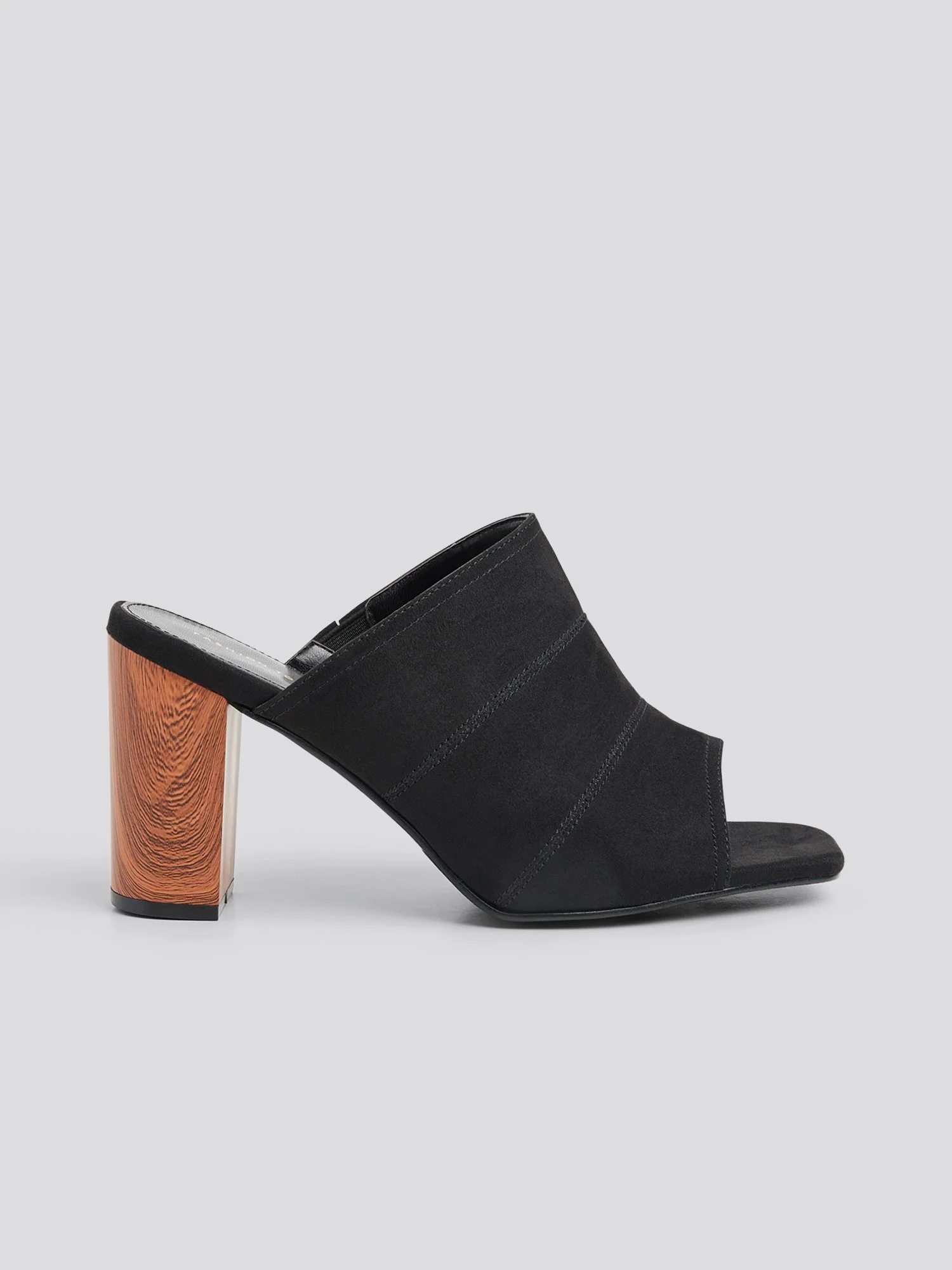 Cheyenne Wide Width Block Heel Mules - Image 2
