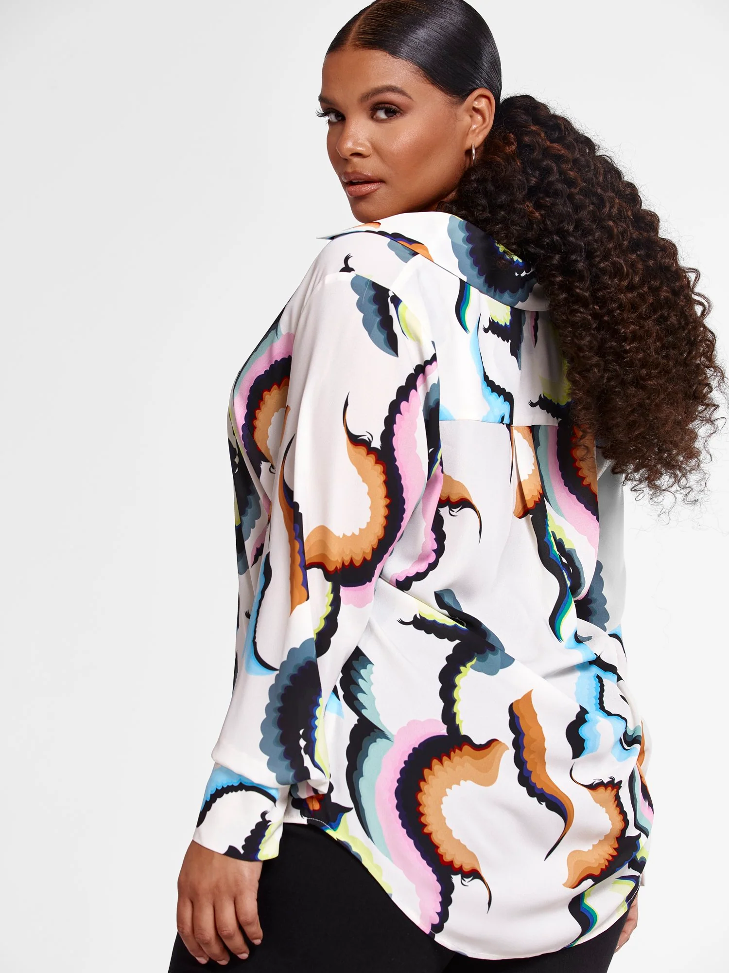 Cia Multicolor Print Button Down Shirt - Image 3