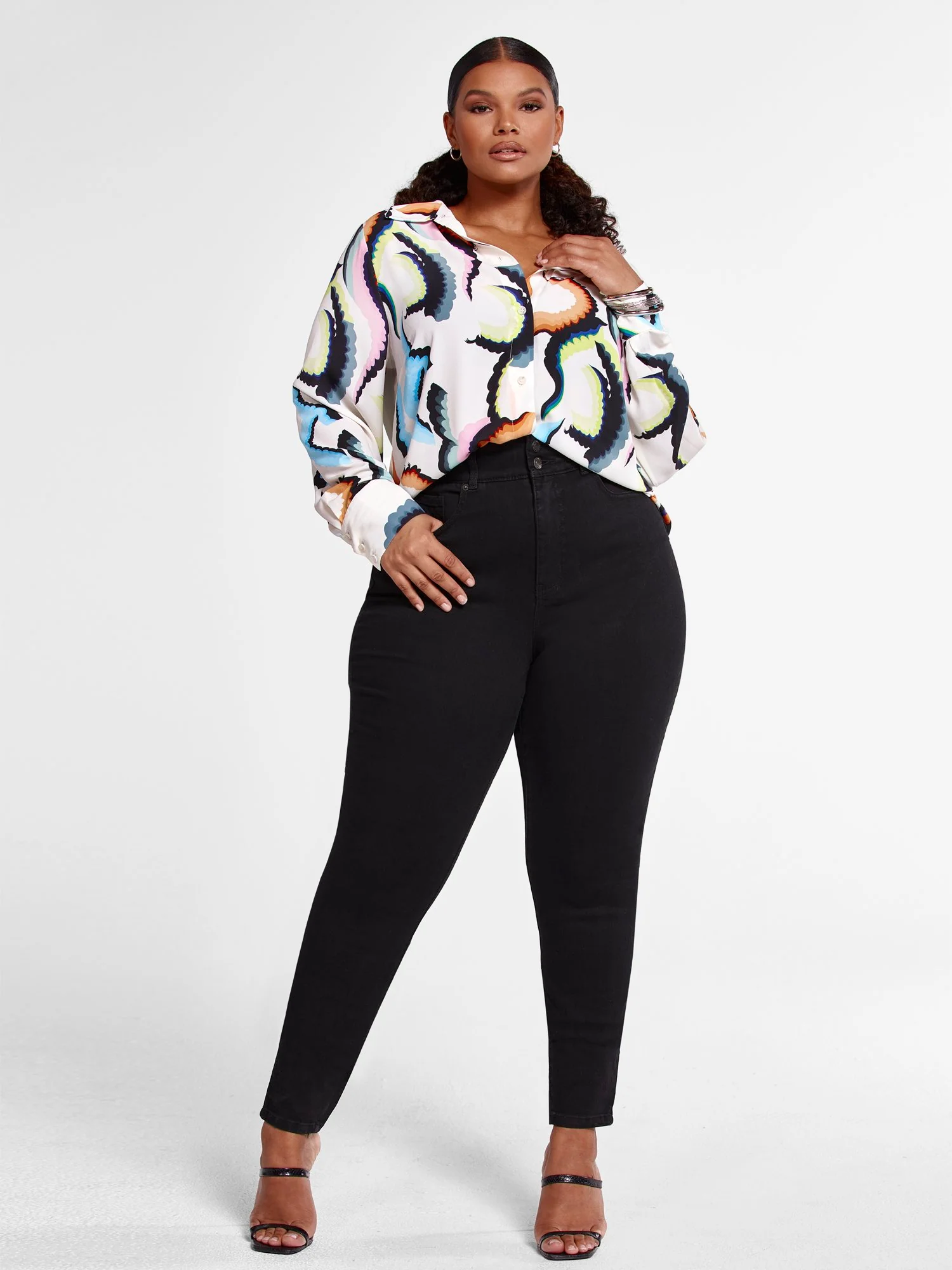 Cia Multicolor Print Button Down Shirt - Image 4