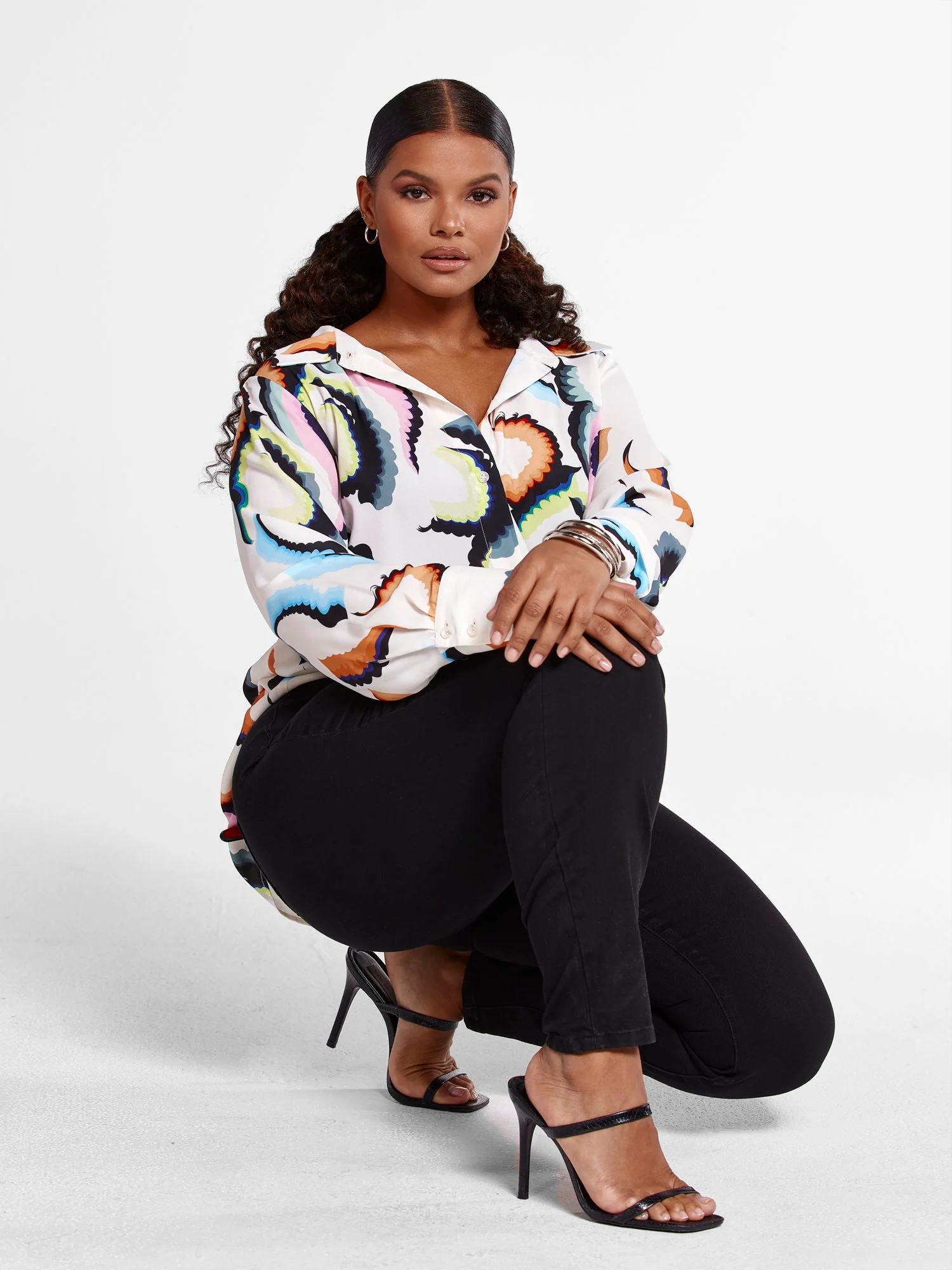 Cia Multicolor Print Button Down Shirt - Image 5