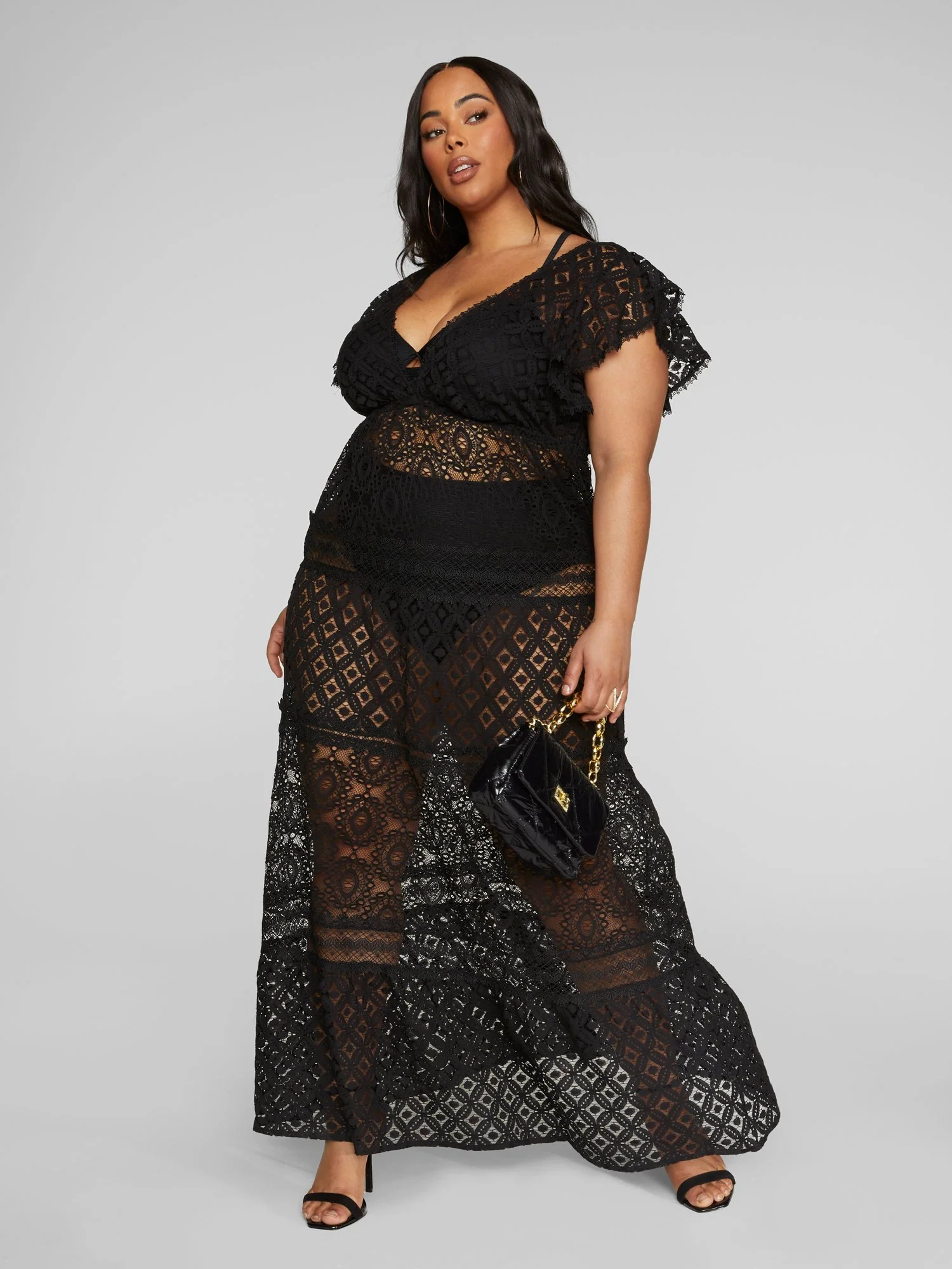 Claire Lace Maxi Dress - Image 3