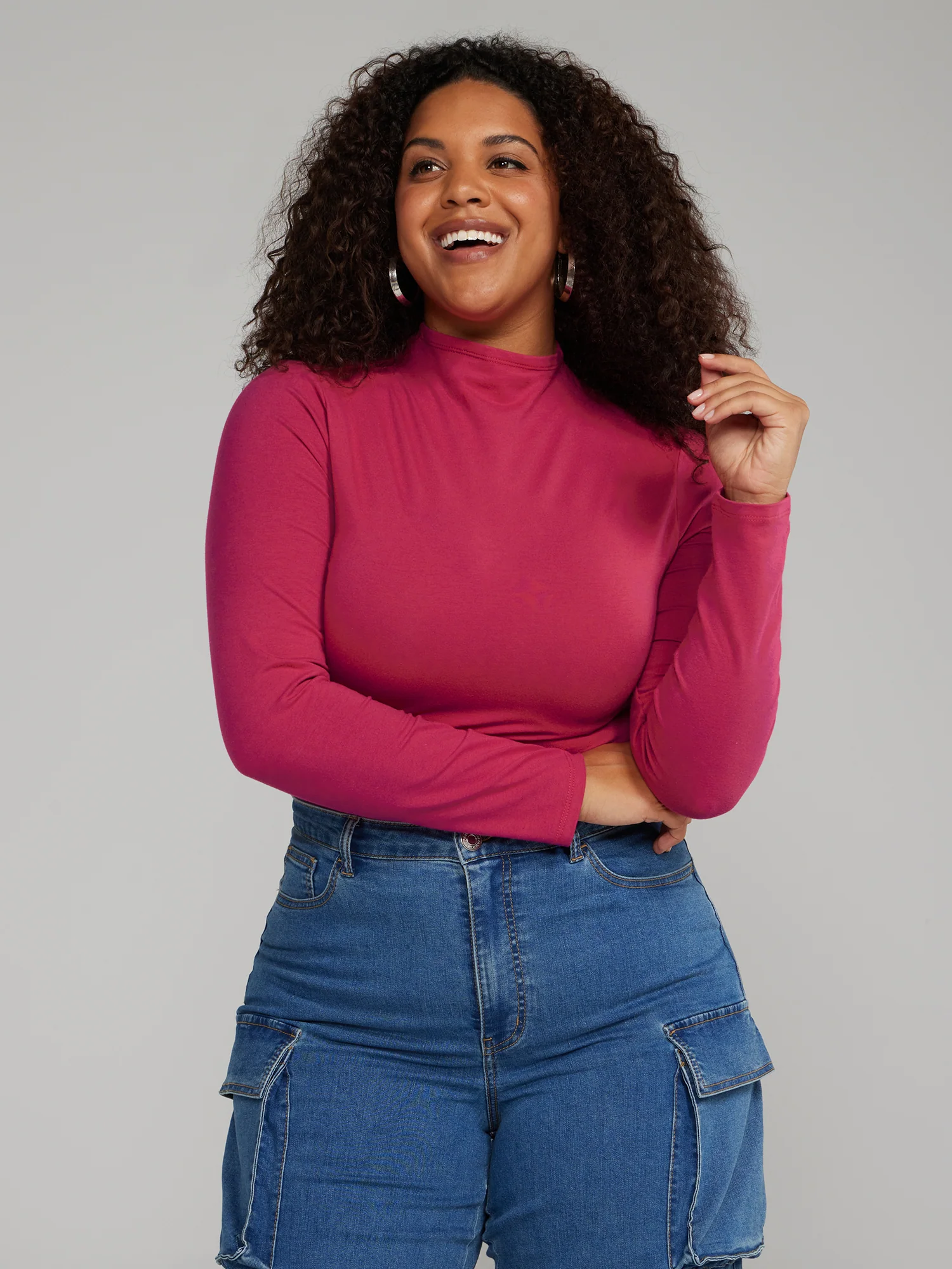 Classic Mockneck Knit Top - Image 5