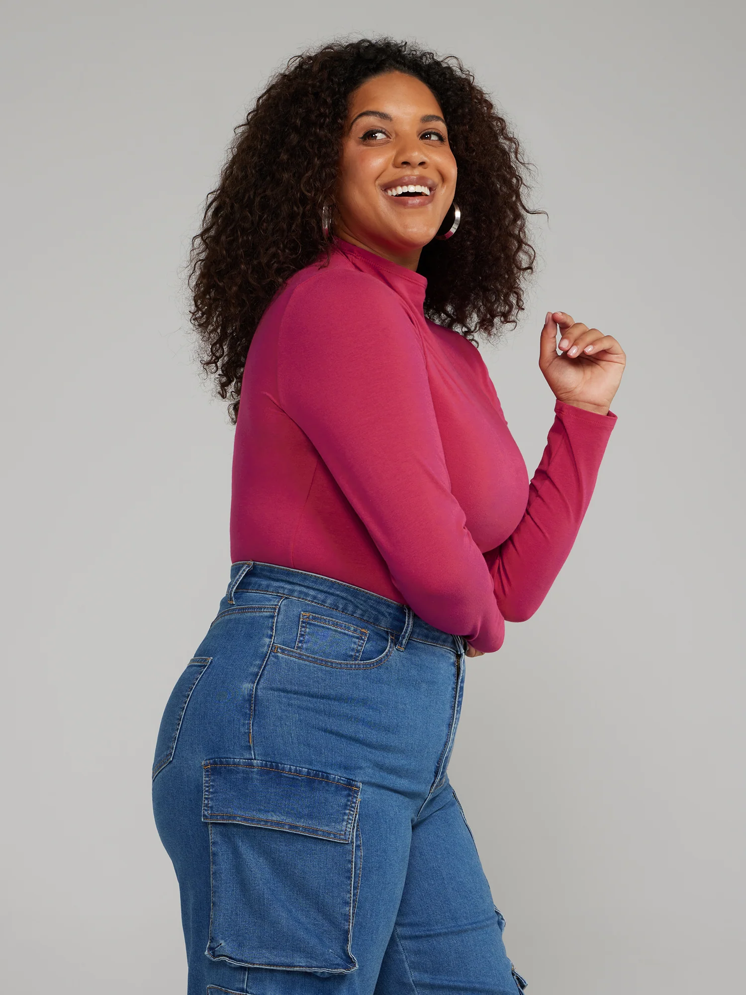 Classic Mockneck Knit Top - Image 6