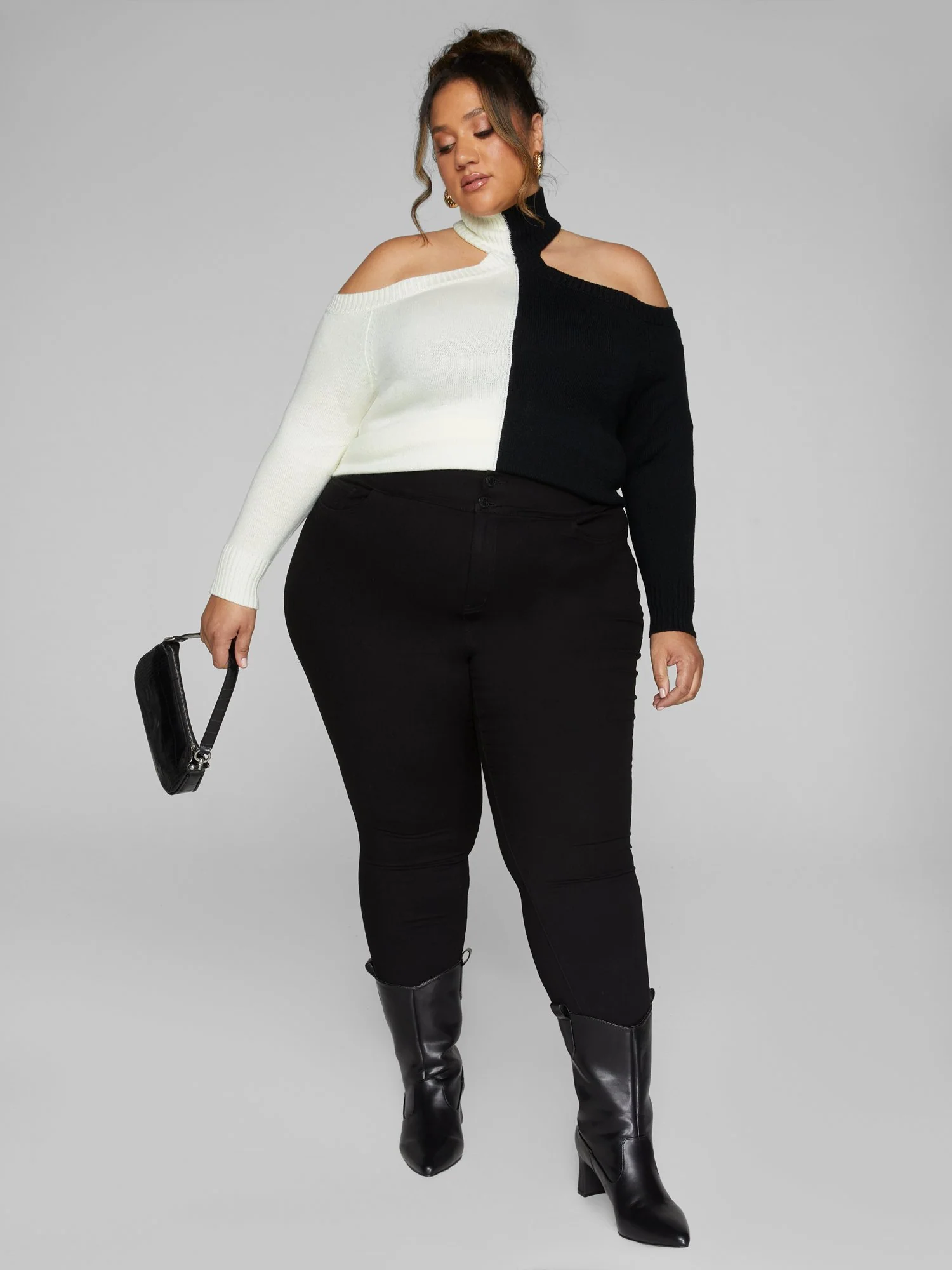 Cleo Colorblock Cutout Sweater - Image 3