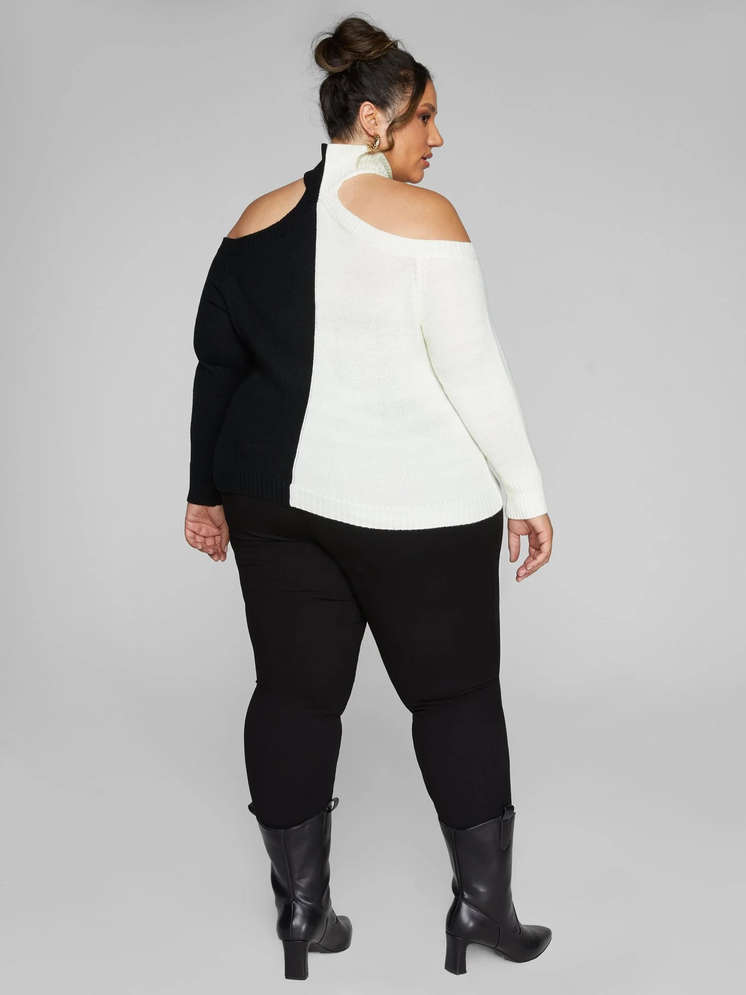 Cleo Colorblock Cutout Sweater - Image 4
