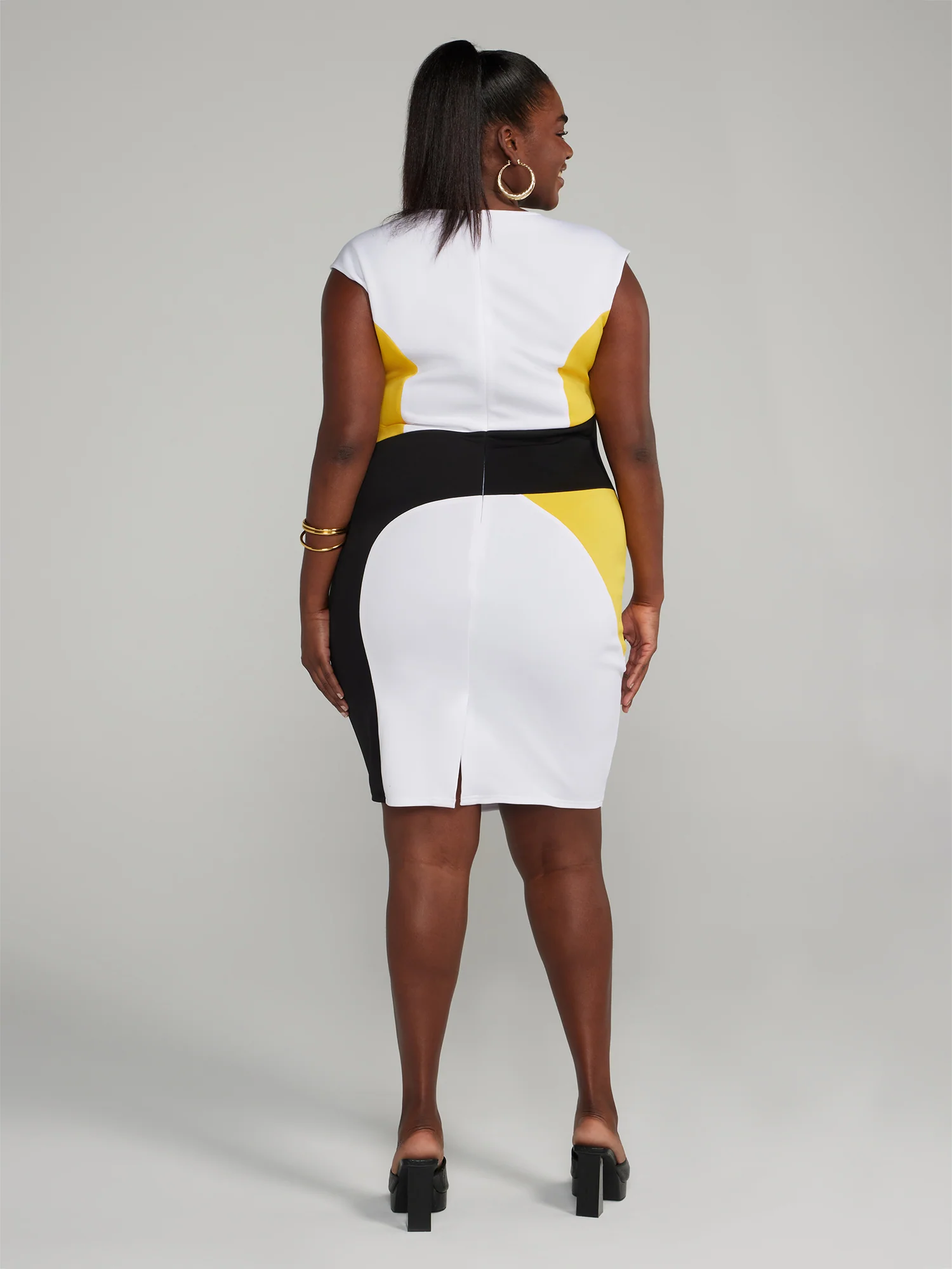 Colorblock Bodycon Dress - Image 3