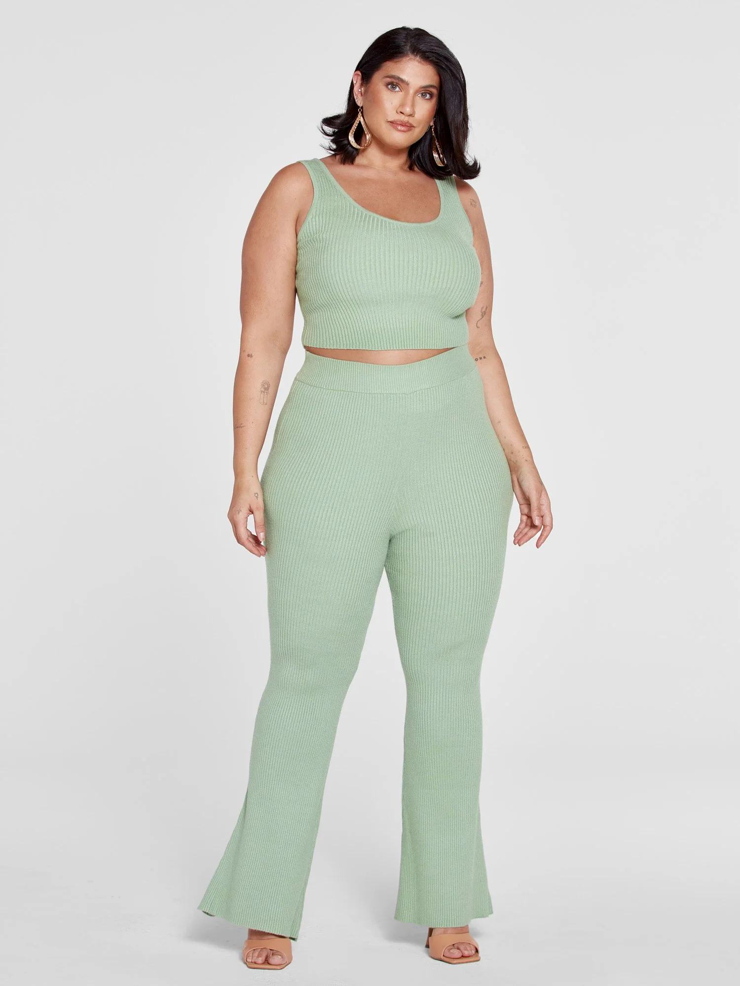 Cordelia Ribbed Knit Pants - Gabi Fresh x FTF - Image 3