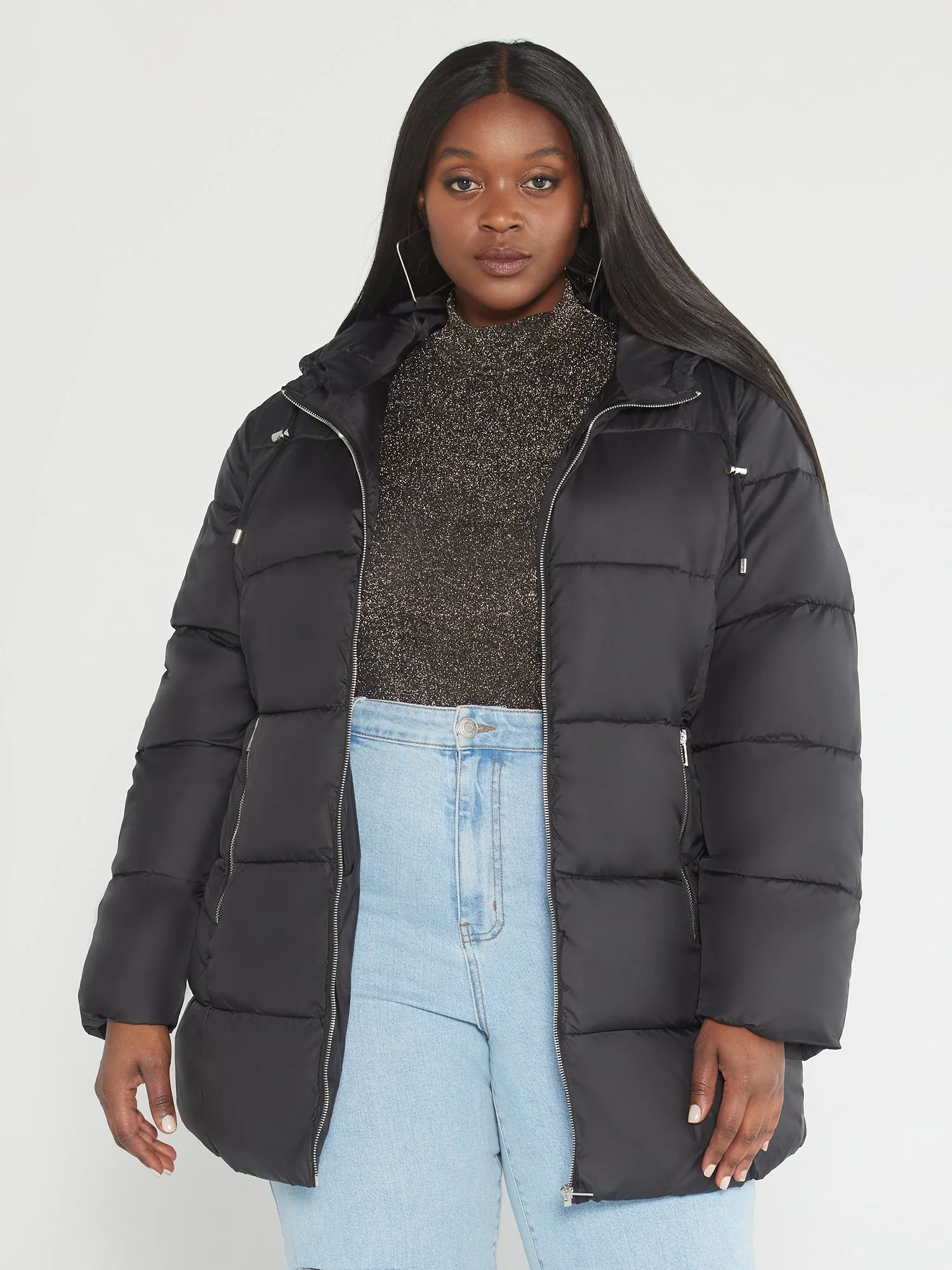 Corinne Hooded Puffer Coat - Image 3