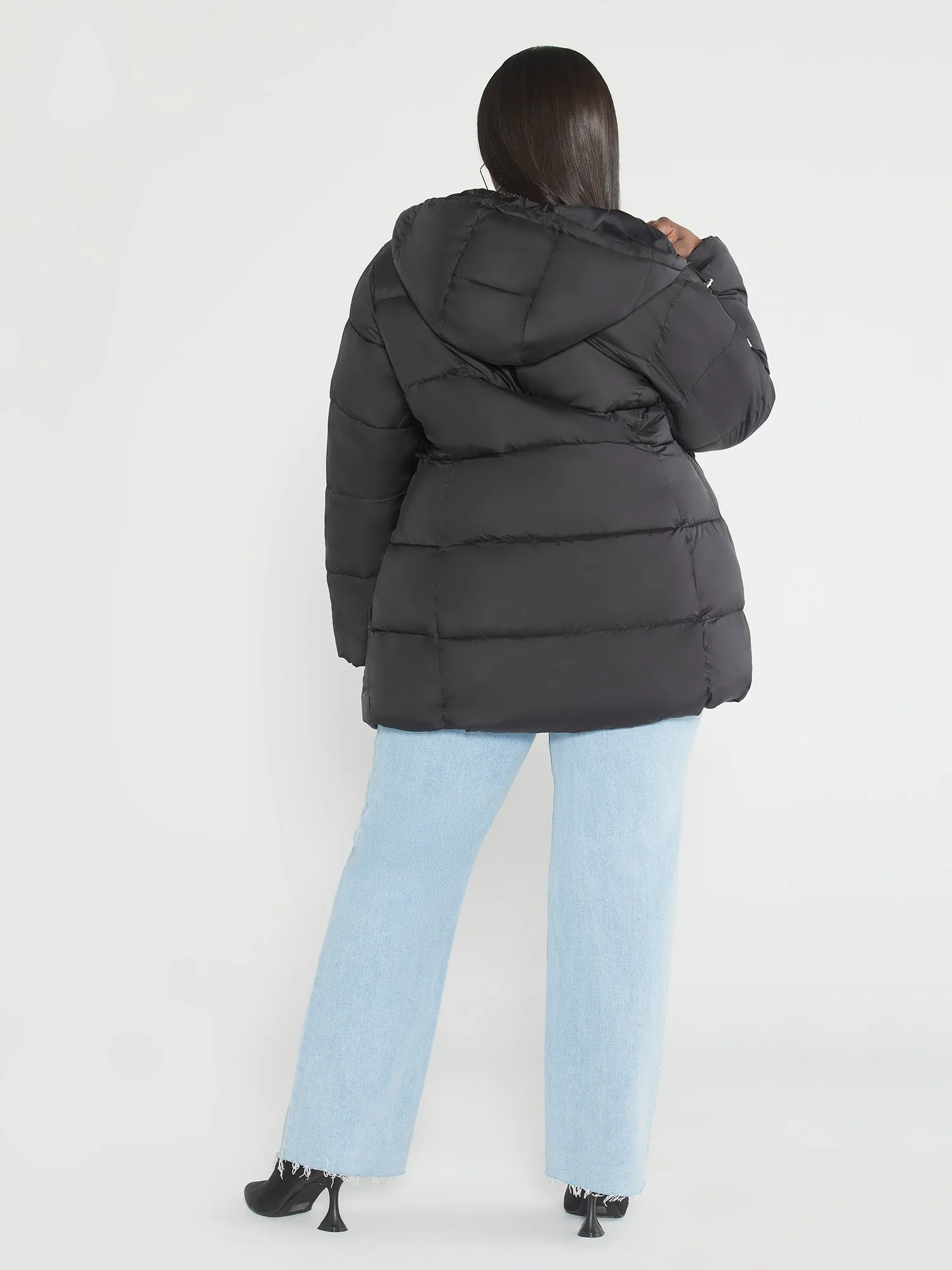 Corinne Hooded Puffer Coat - Image 4