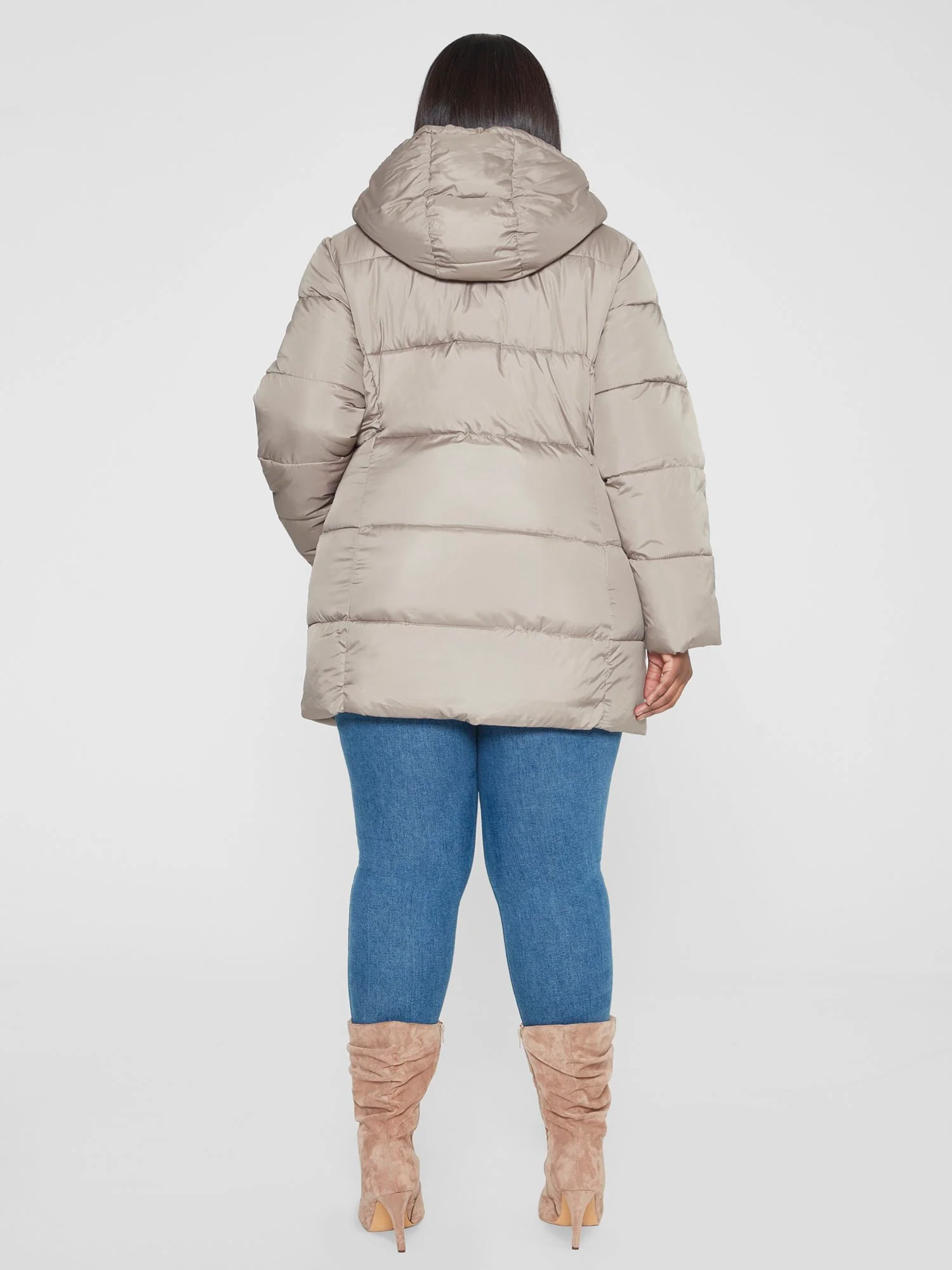 Corinne Hooded Puffer Coat - Image 8