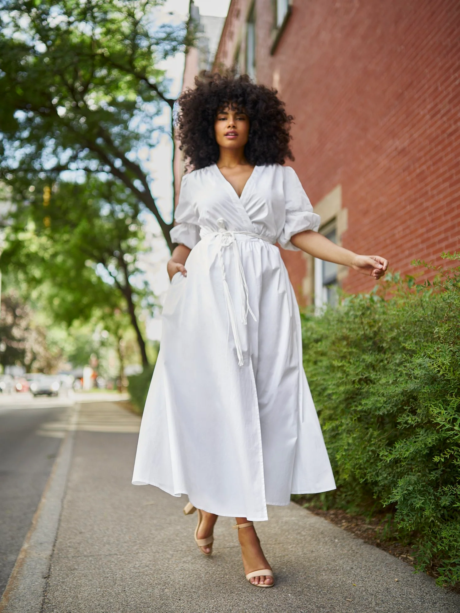 Cris Belted Maxi Shirt Dress - Image 2