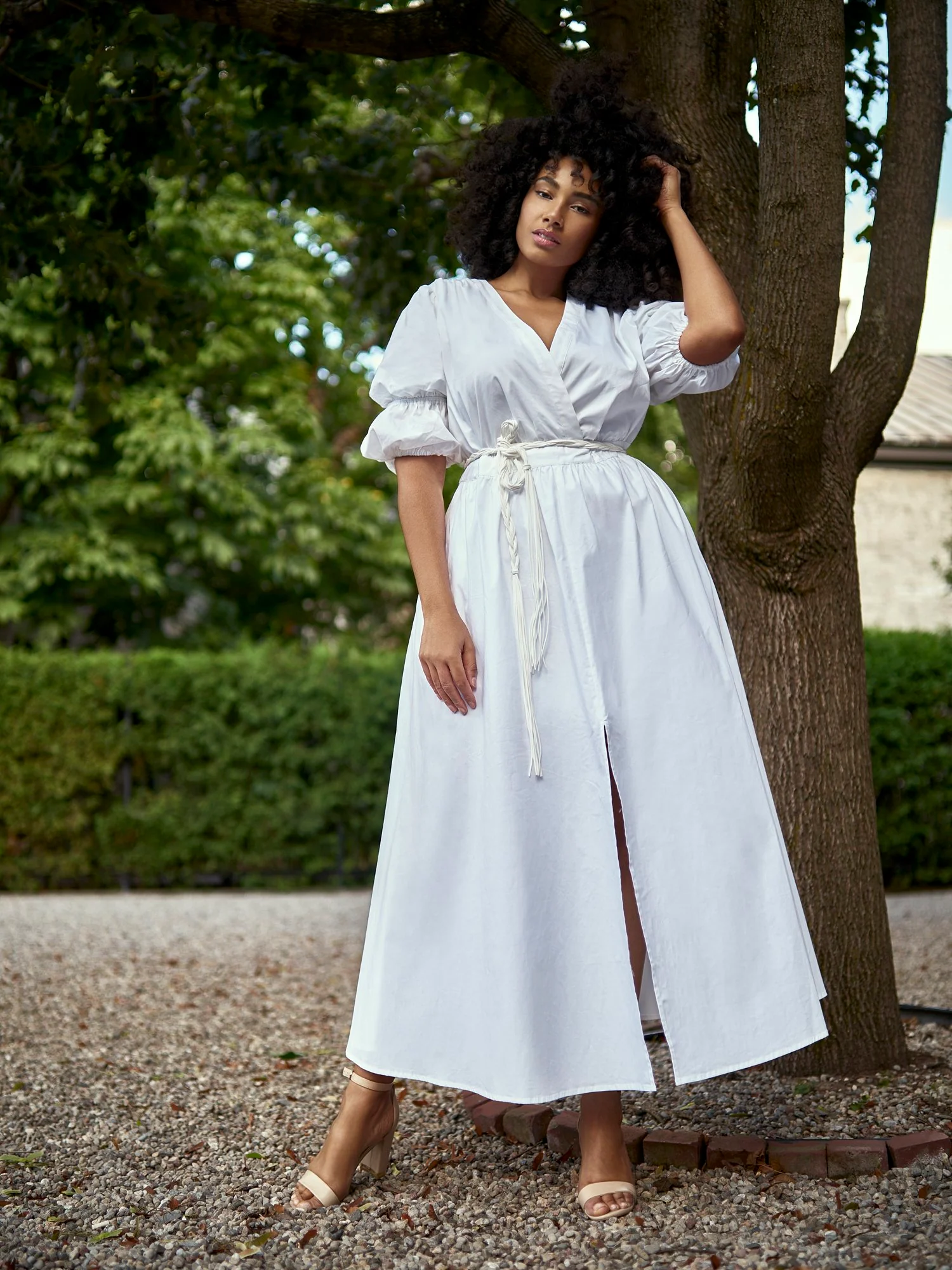 Cris Belted Maxi Shirt Dress - Image 4