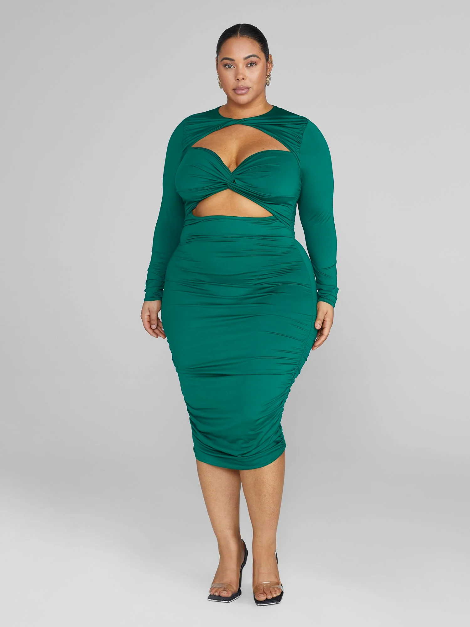 Daniela Cutout Ruched Dress - Image 2