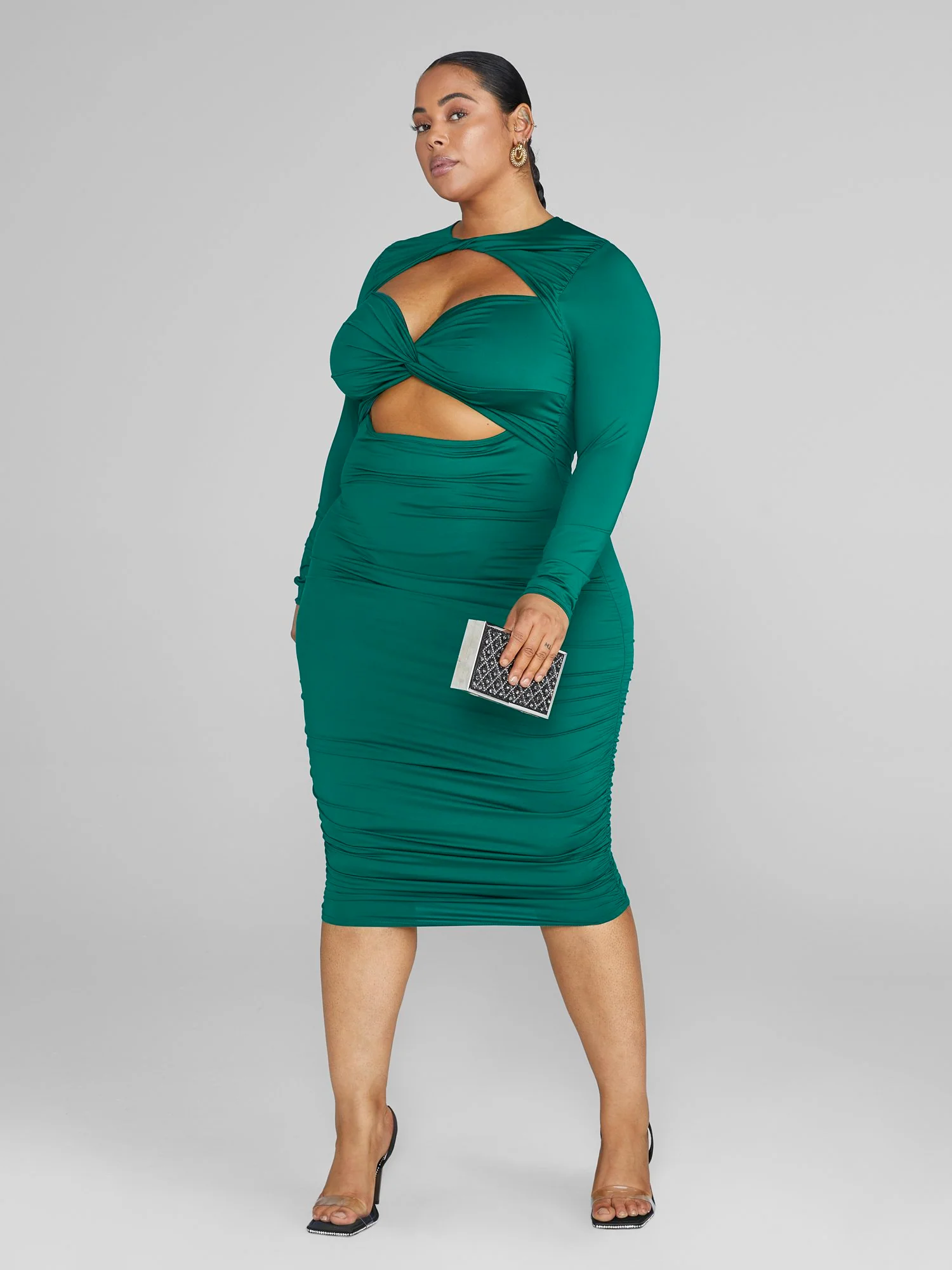 Daniela Cutout Ruched Dress - Image 3