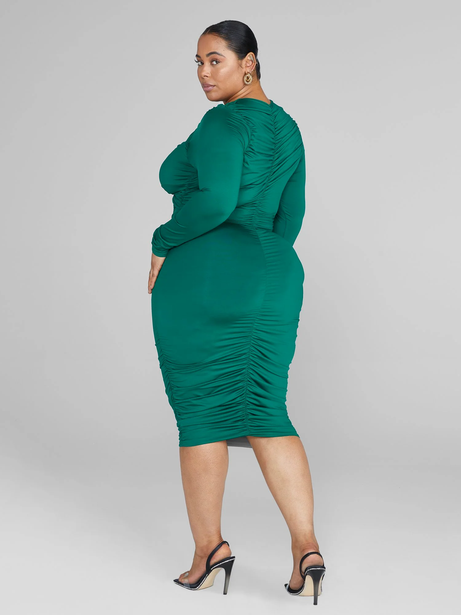 Daniela Cutout Ruched Dress - Image 4