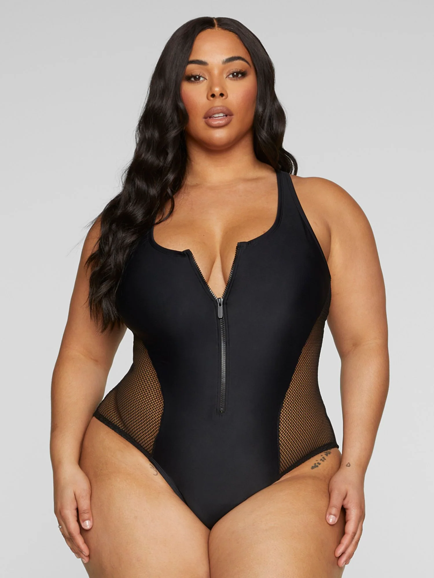 Dascha Zip-Up One-Piece Swimsuit - Image 2
