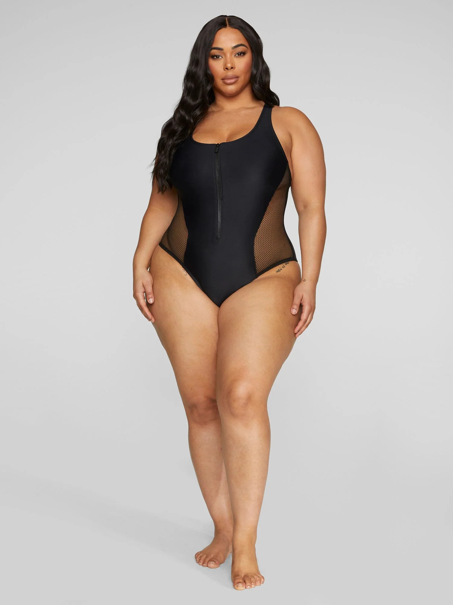 Dascha Zip-Up One-Piece Swimsuit - Image 3