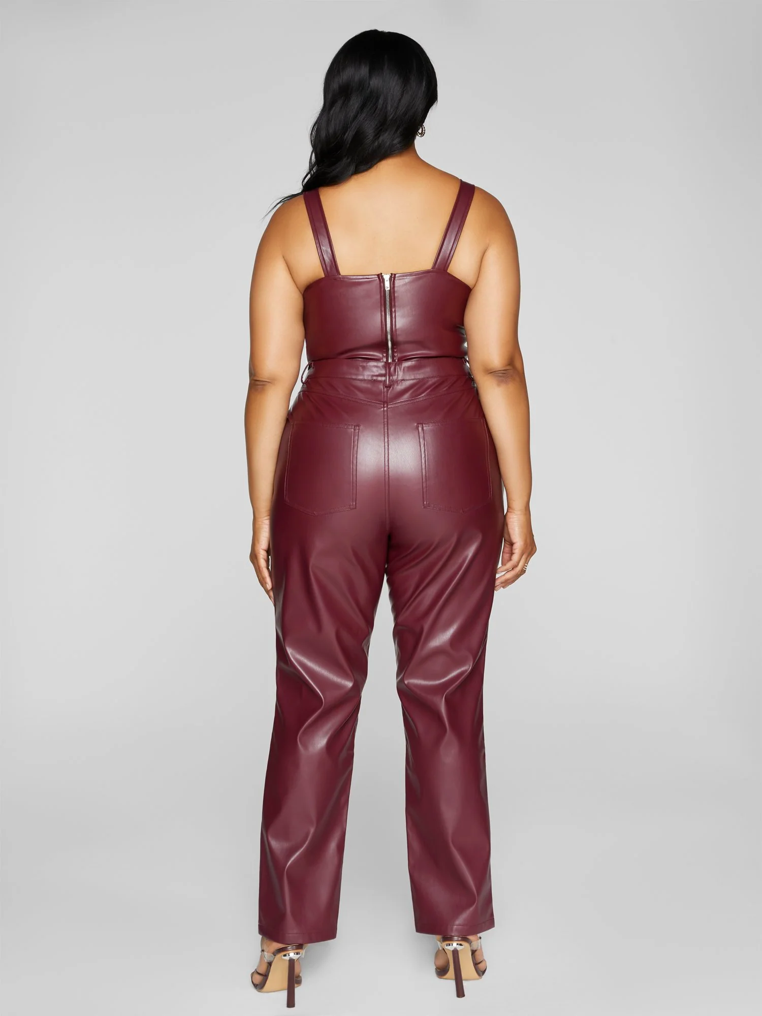 Davina Faux Leather Pants - Image 13